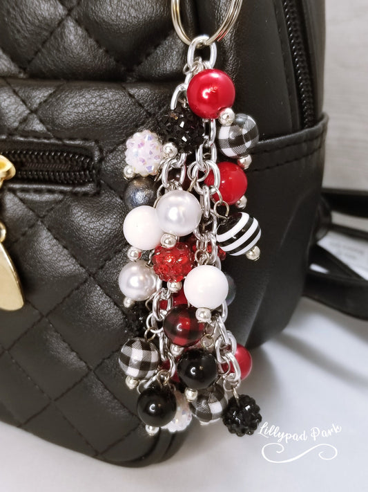 Buffalo Plaid Purse charm