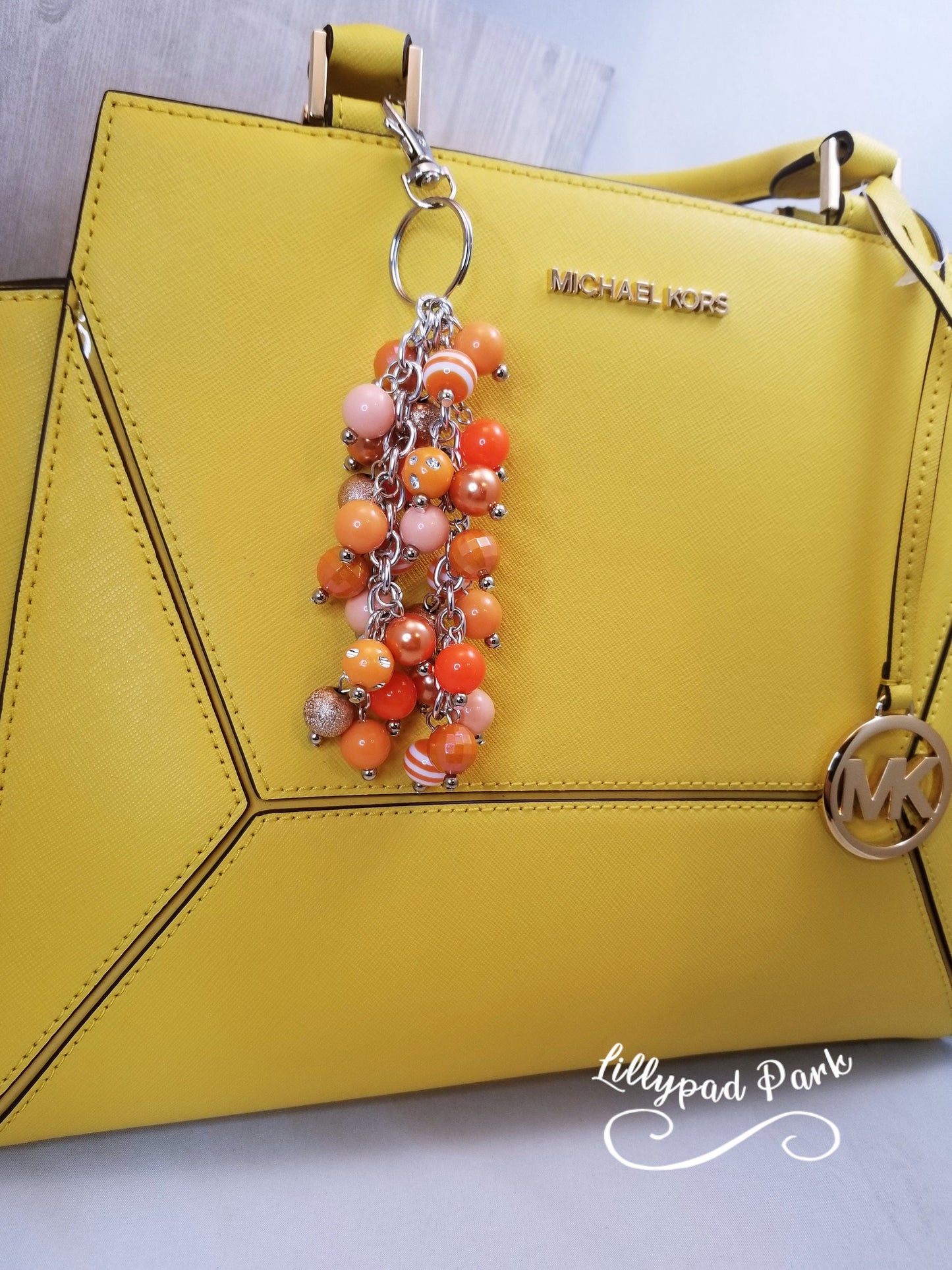 Orange Blossom Purse charm