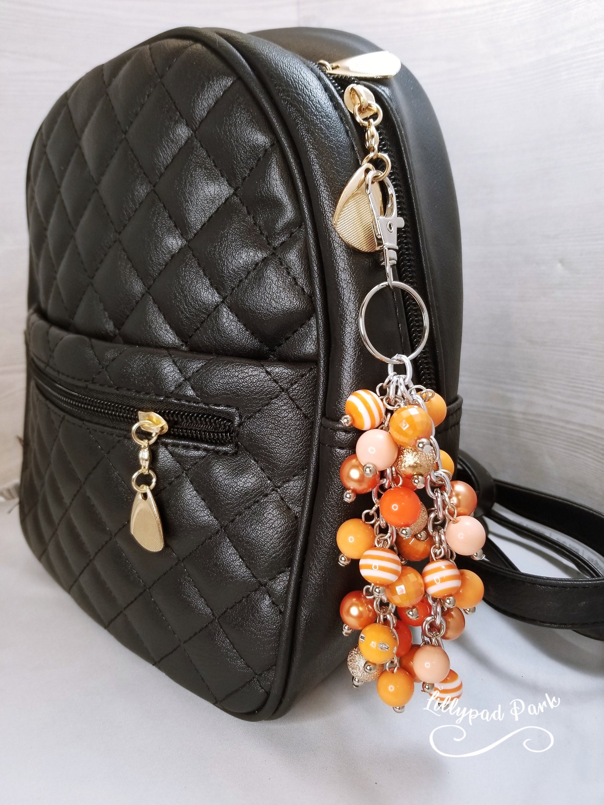 Orange Blossom Purse charm