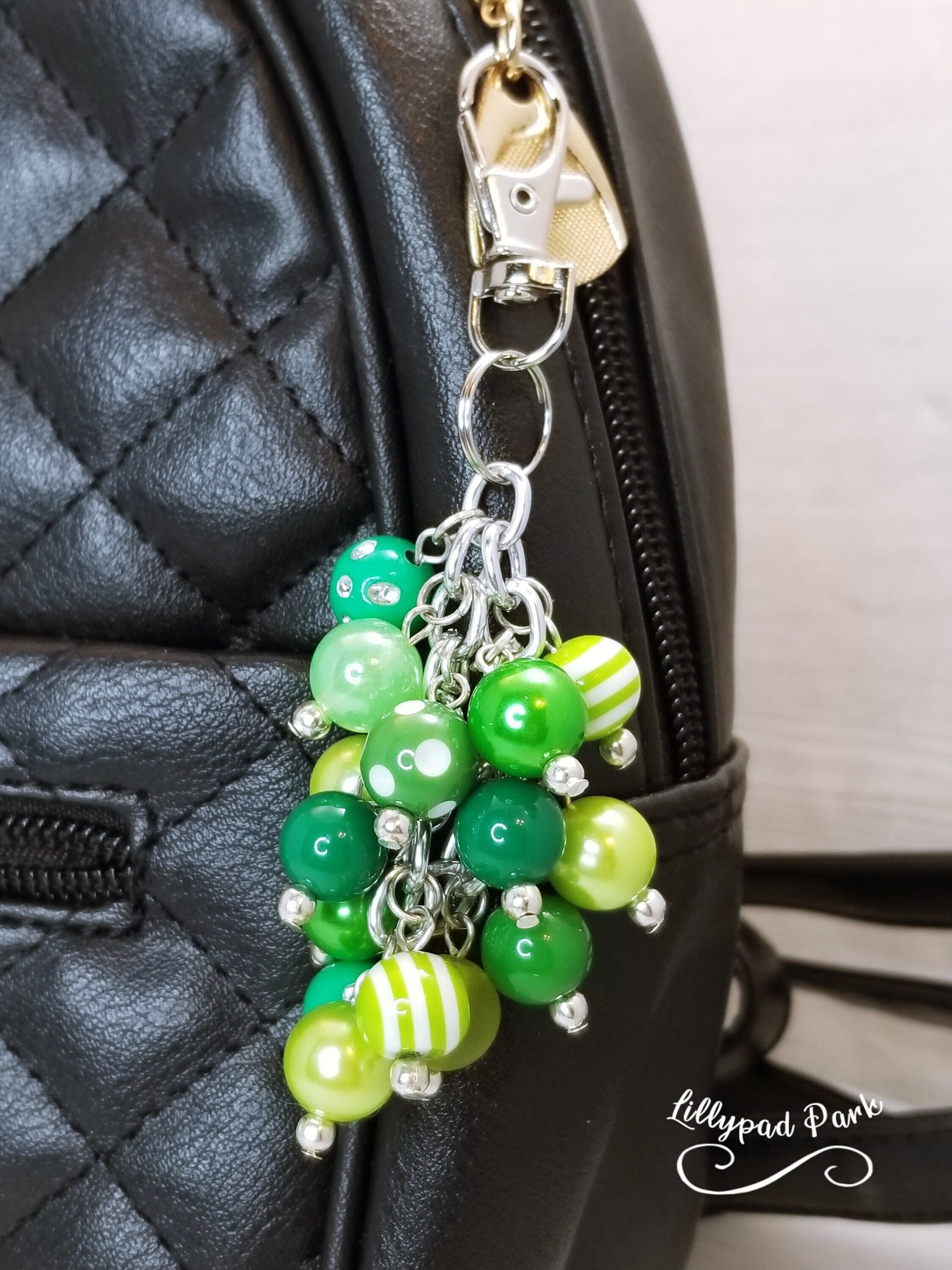 Emerald Green Mini Purse charm