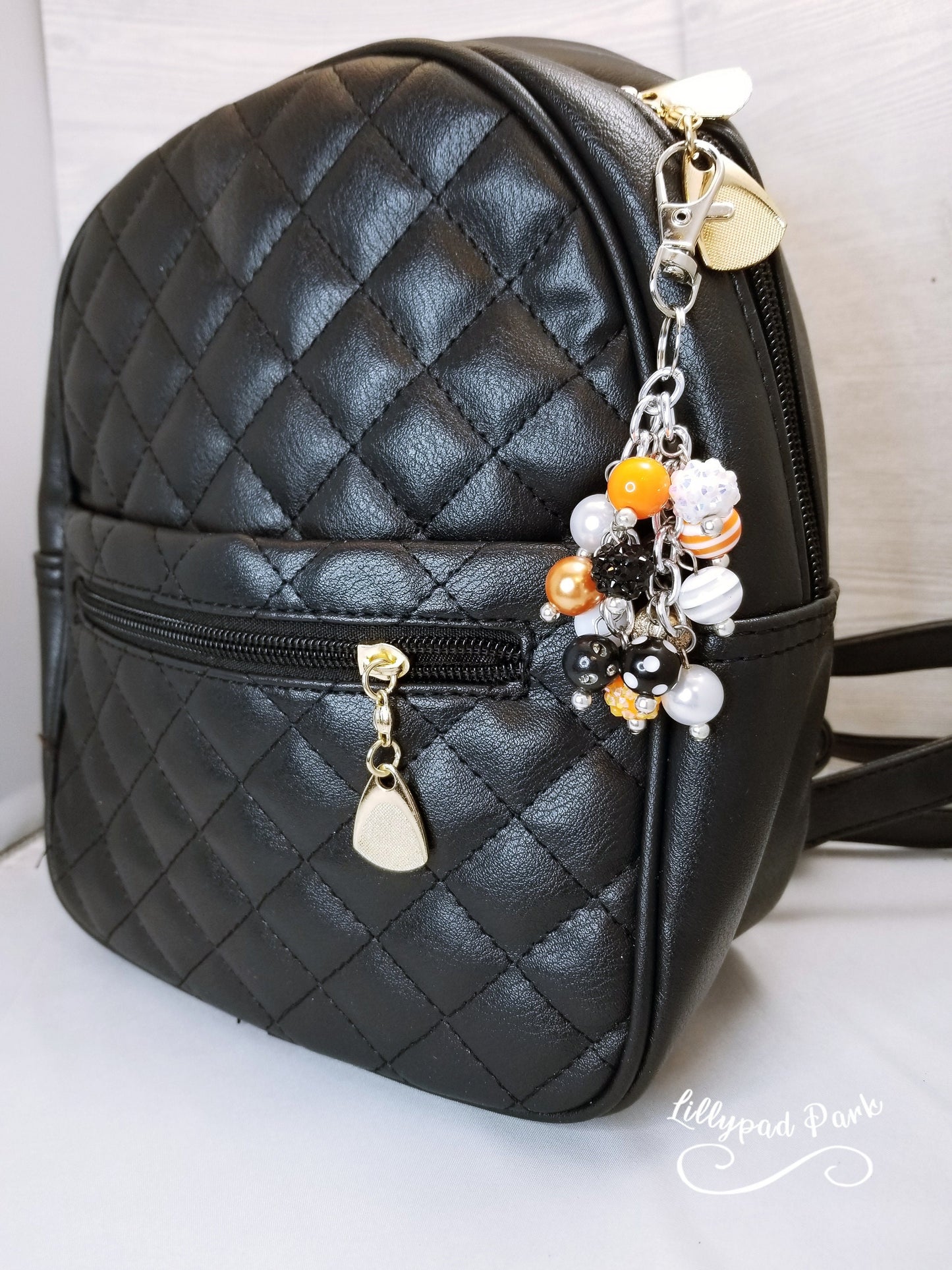 Tiger Stripe Mini Purse charm