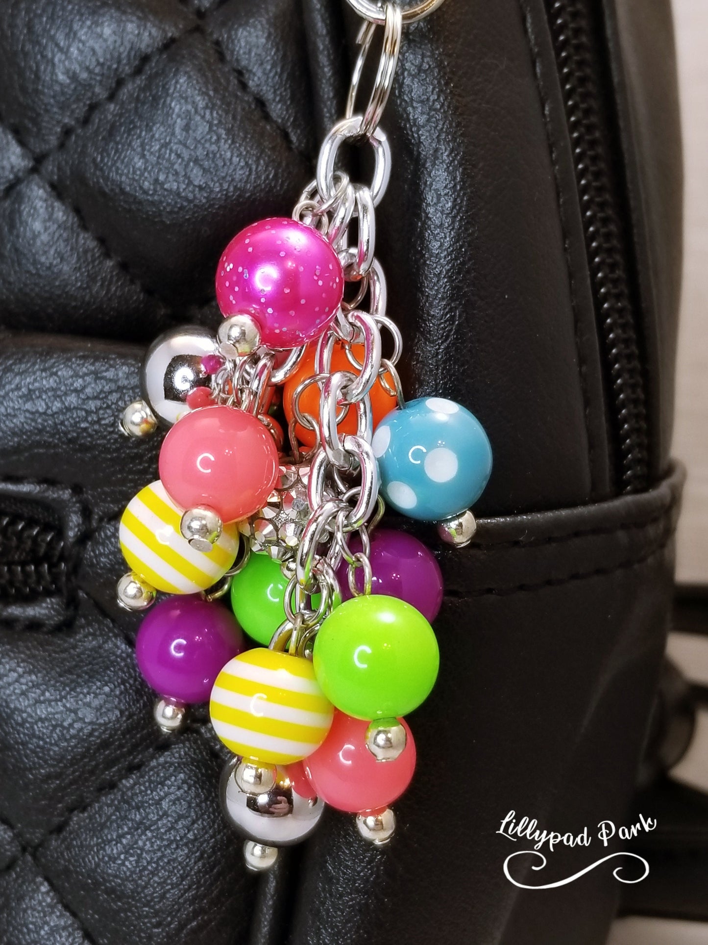 Bright Rainbow Mini Purse charm