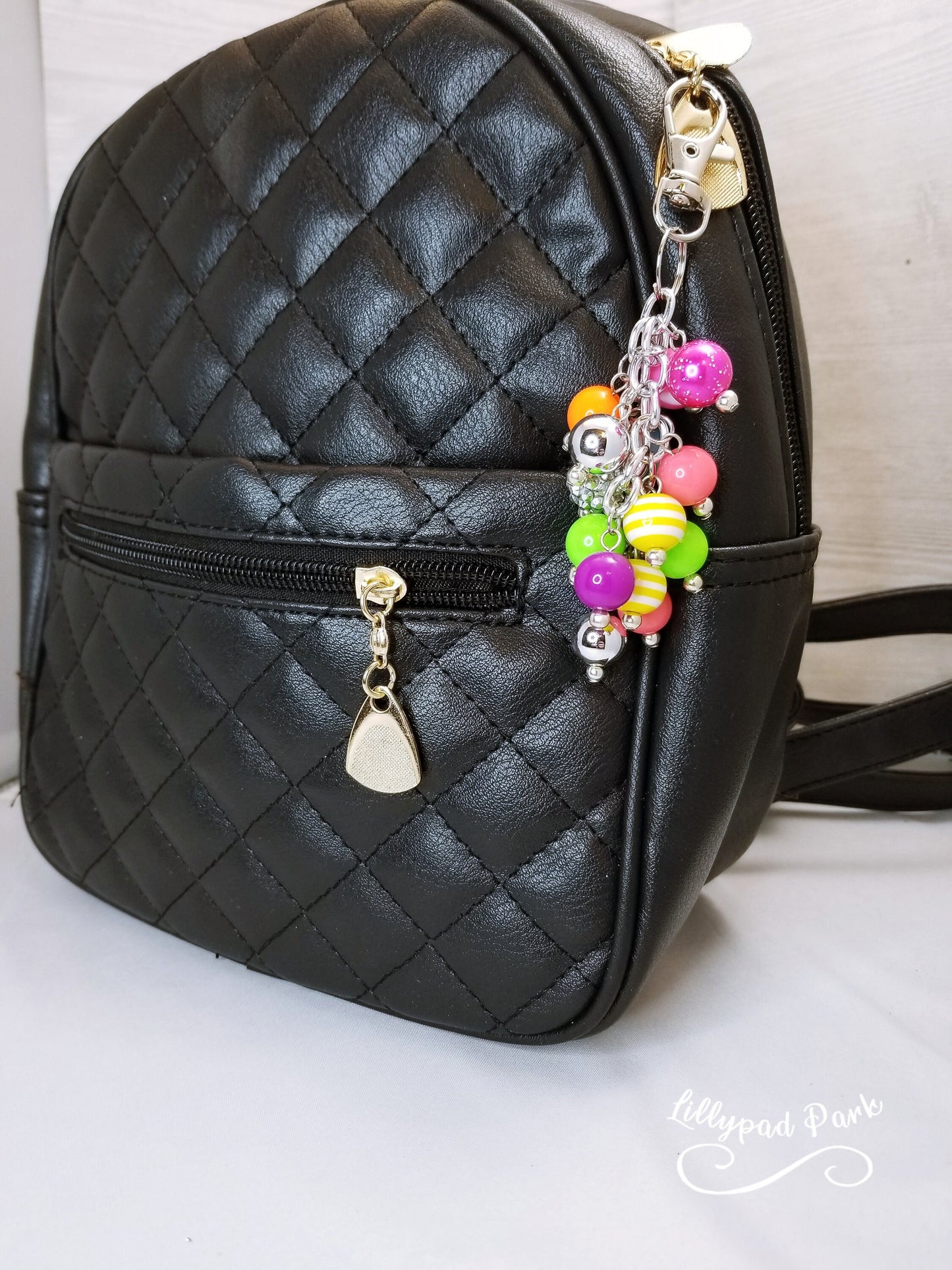Bright Rainbow Mini Purse charm