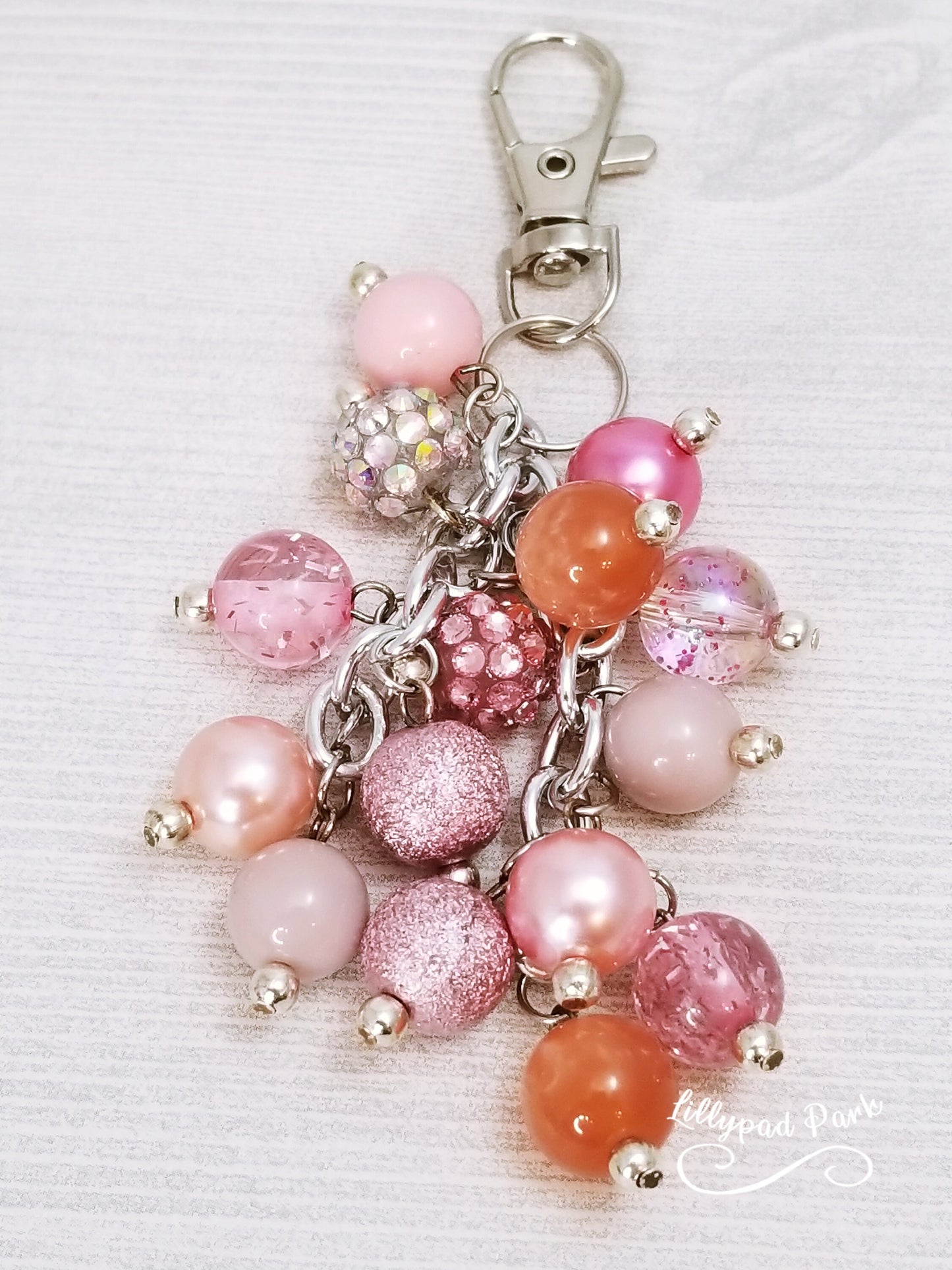 Rose Gold Mini Purse charm