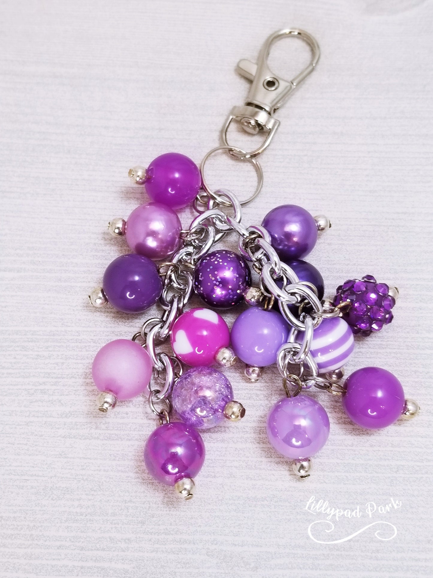 Royal Purple Mini Purse Charm