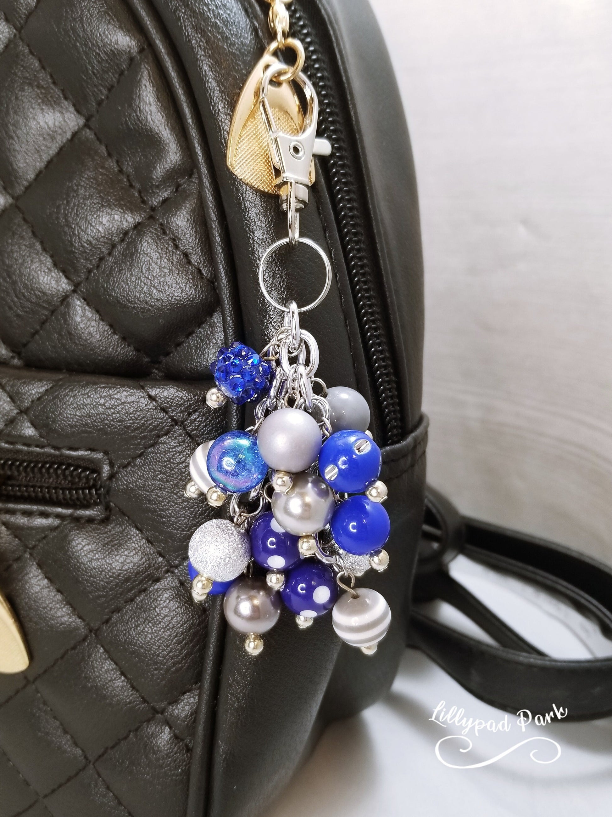 Blue Moonlight Mini Purse Charm