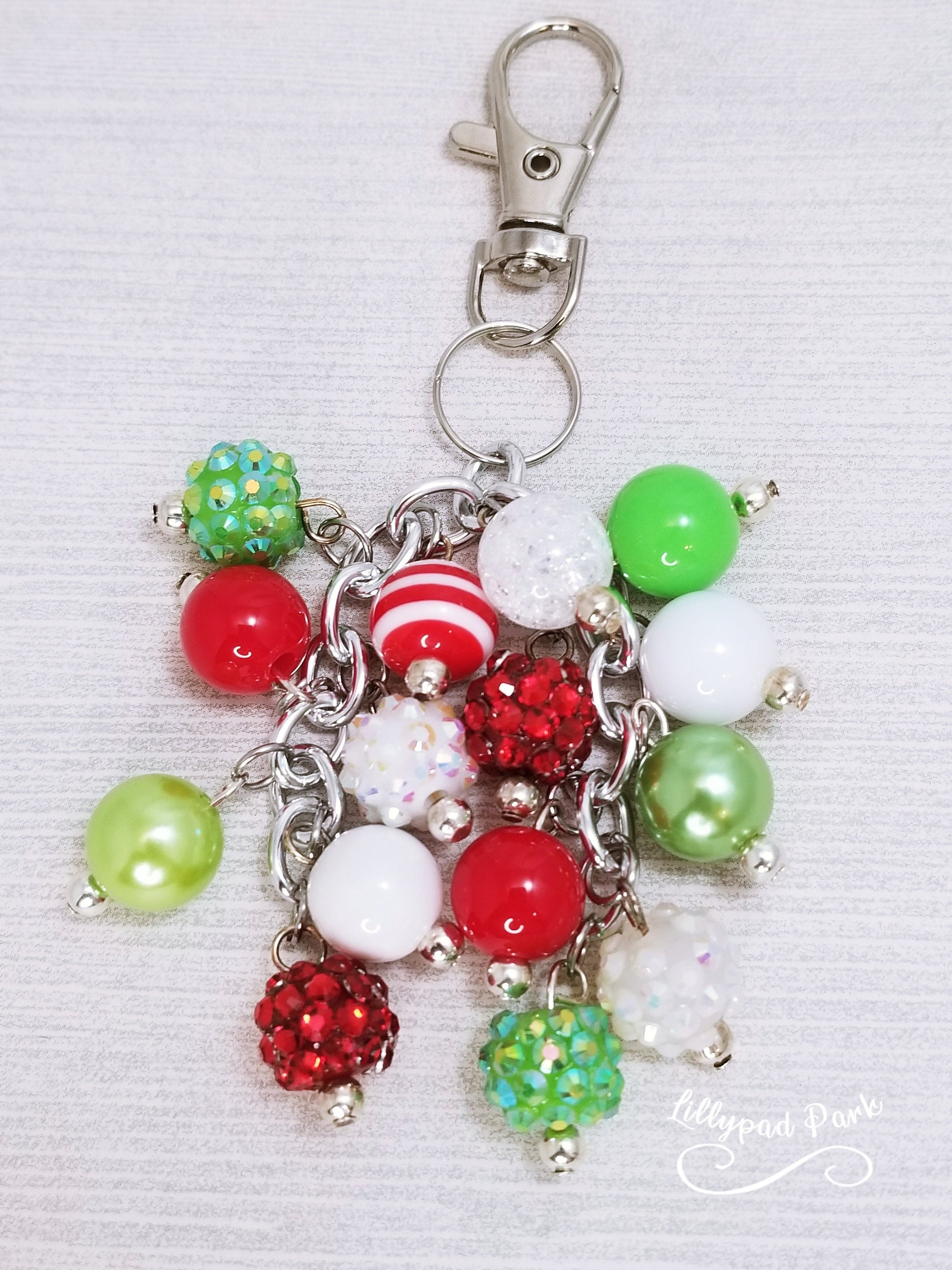 Holly Jolly Mini Purse charm