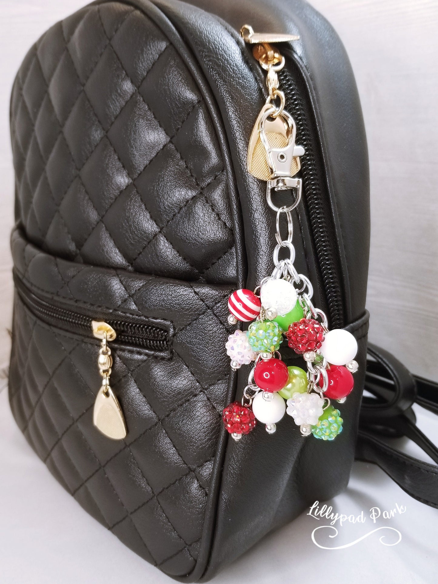 Holly Jolly Mini Purse charm