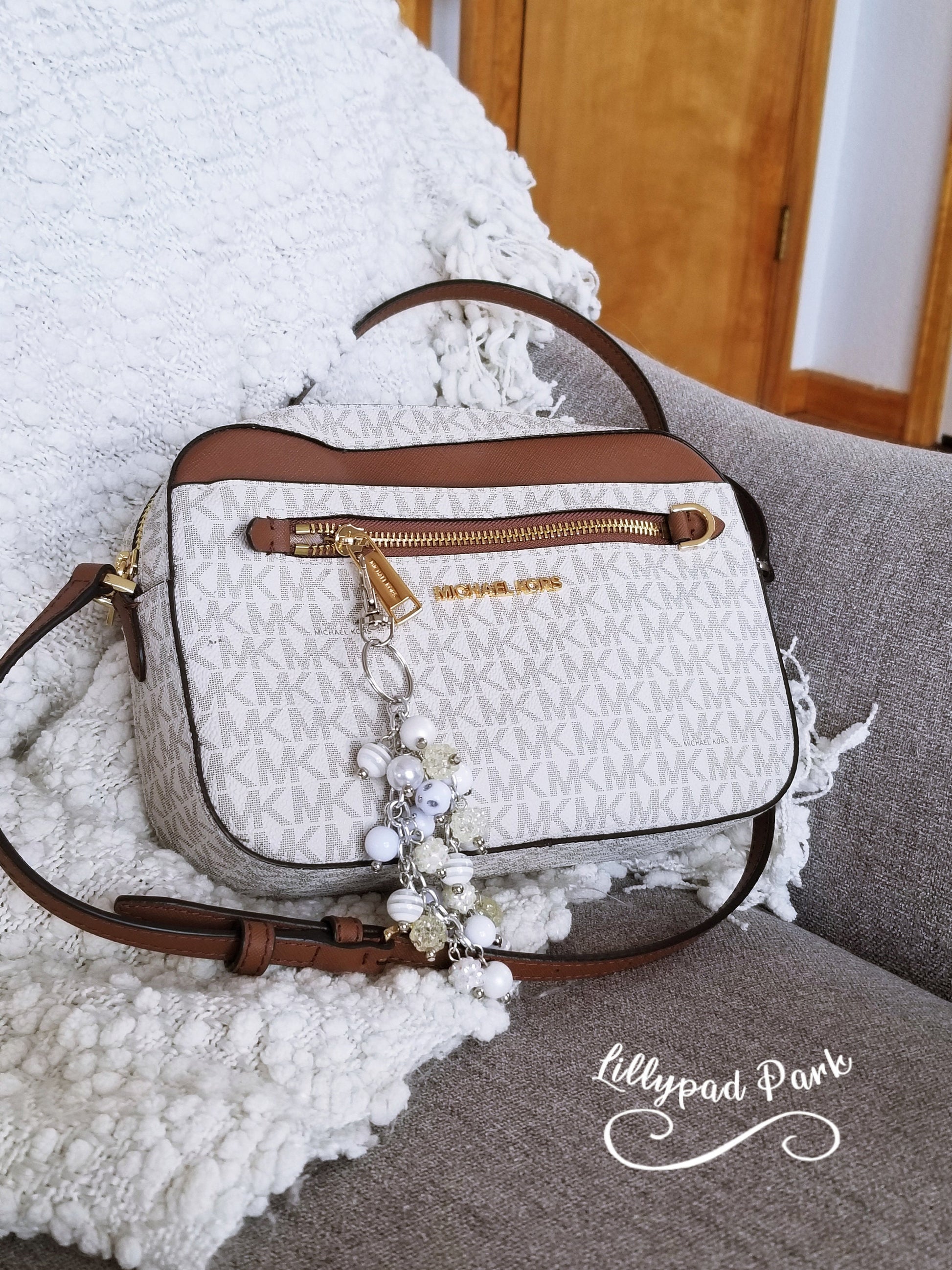 Gold Mint Purse Charm