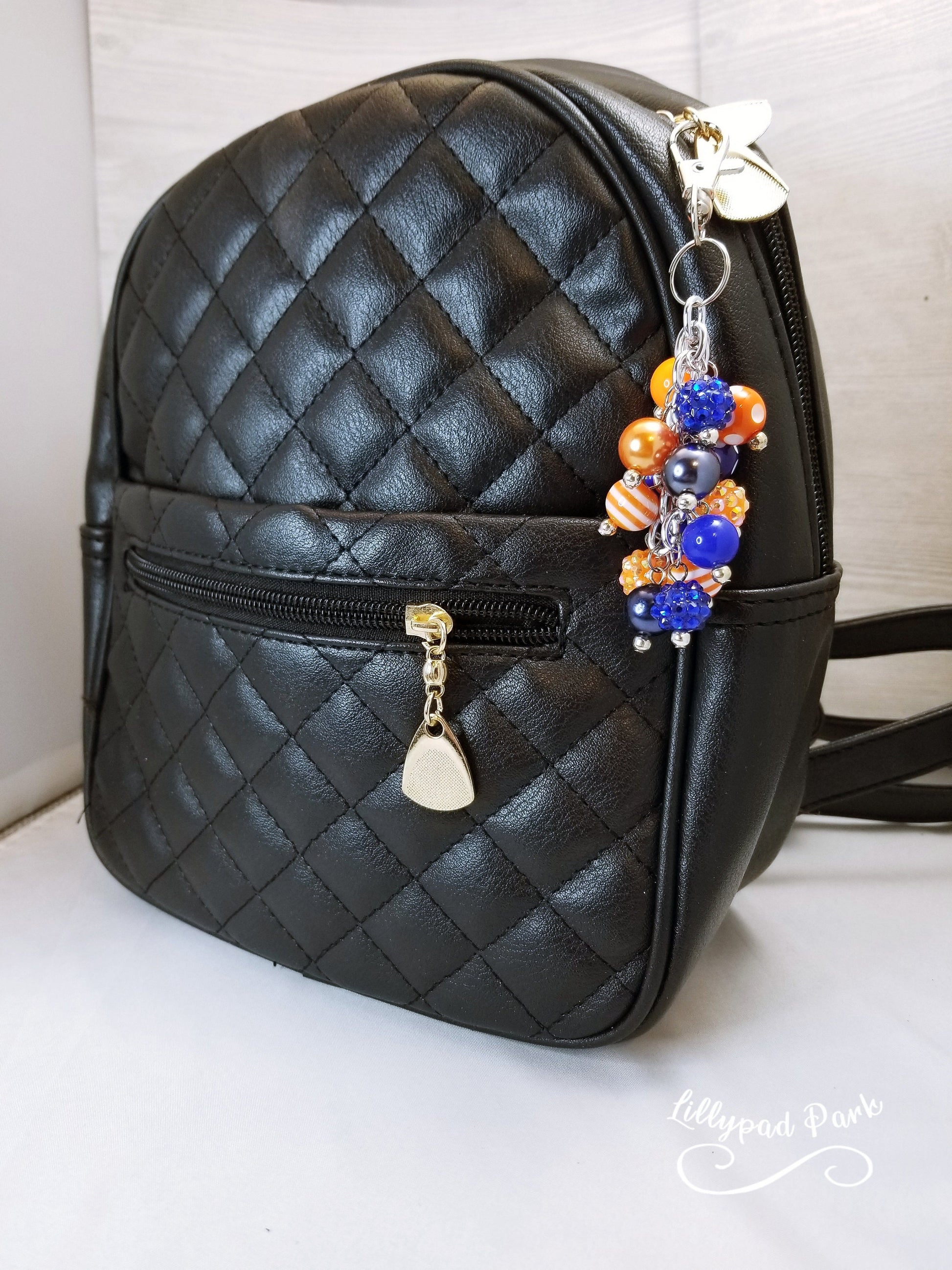 Sapphire Sunset Mini Purse Charm