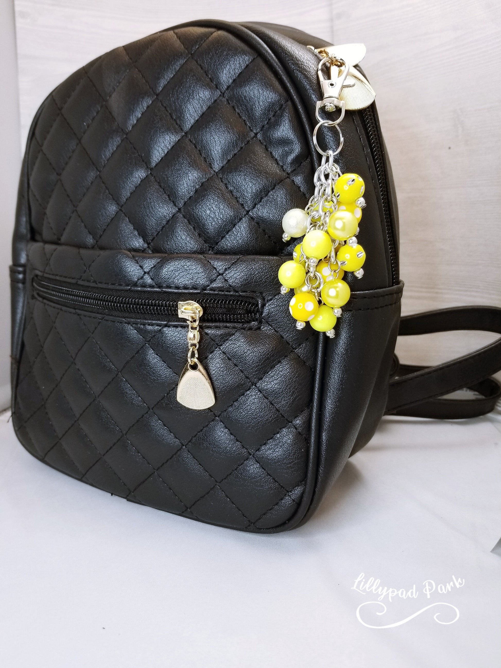 Sunshine Yellow Mini Purse Charm