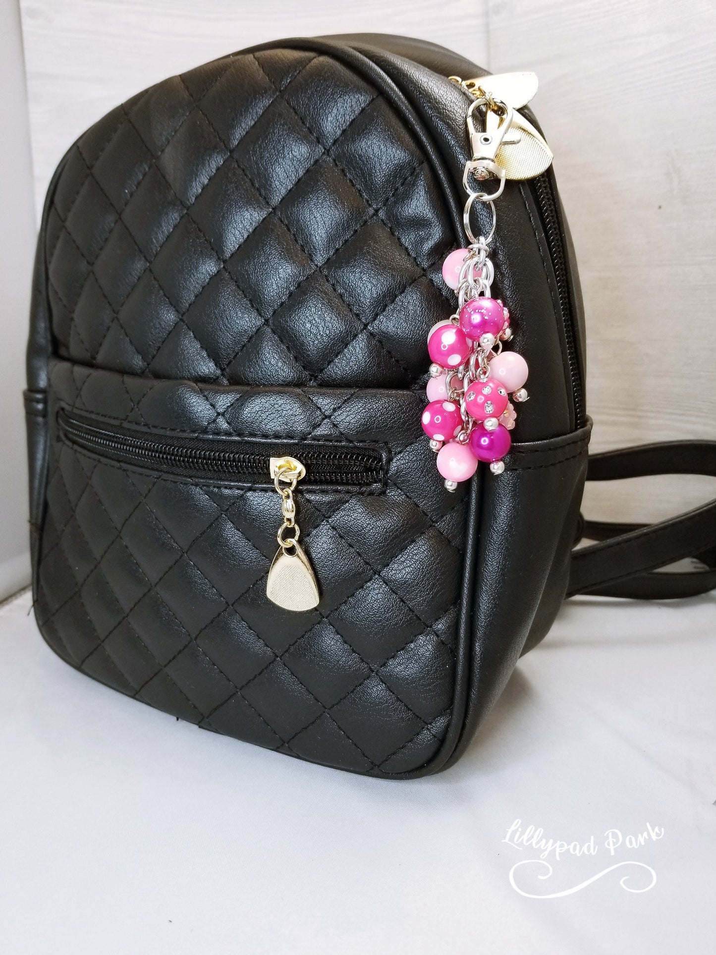 Hot Pink Mini Purse charm