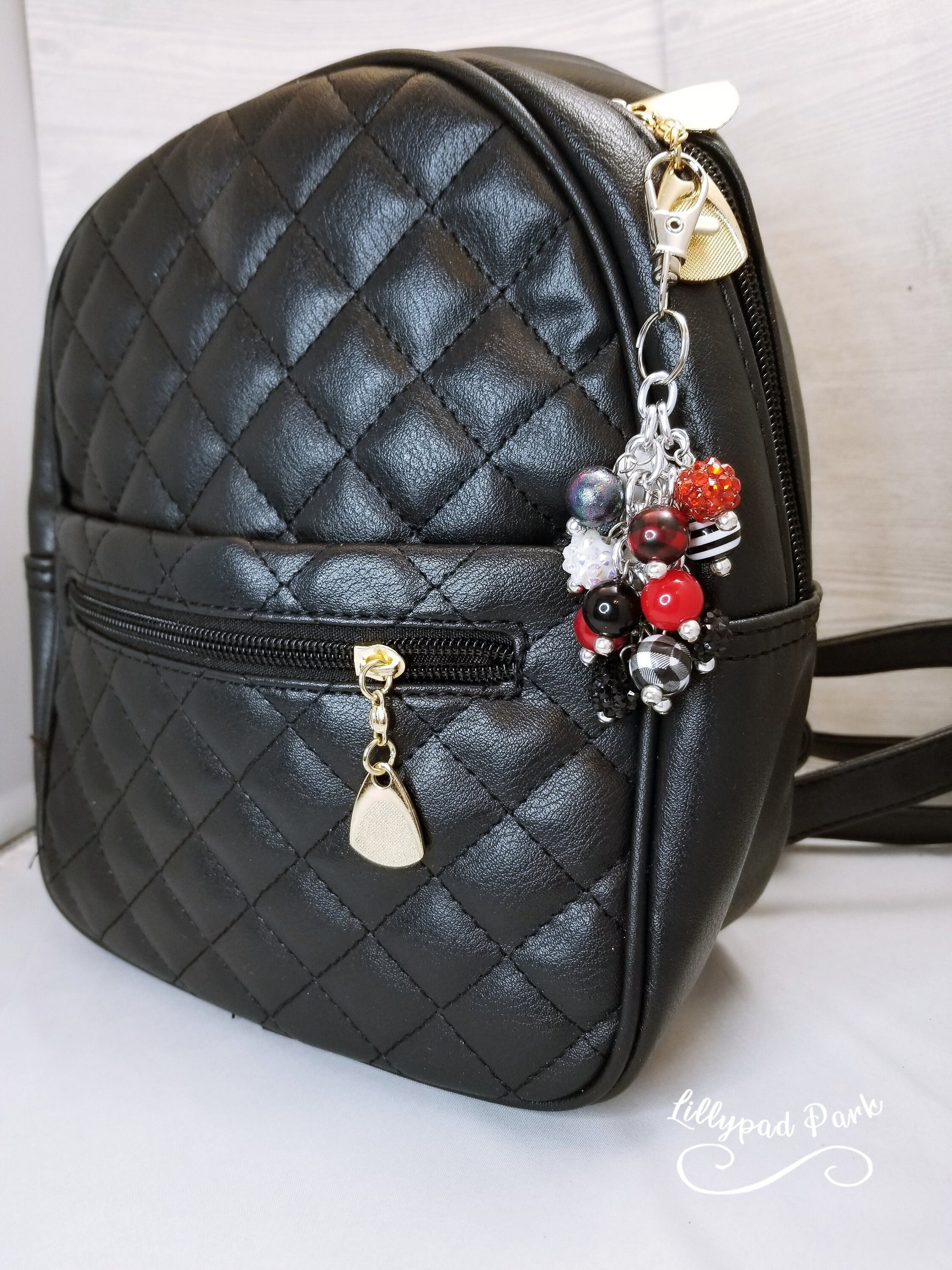 Buffalo Plaid Mini Purse Charm
