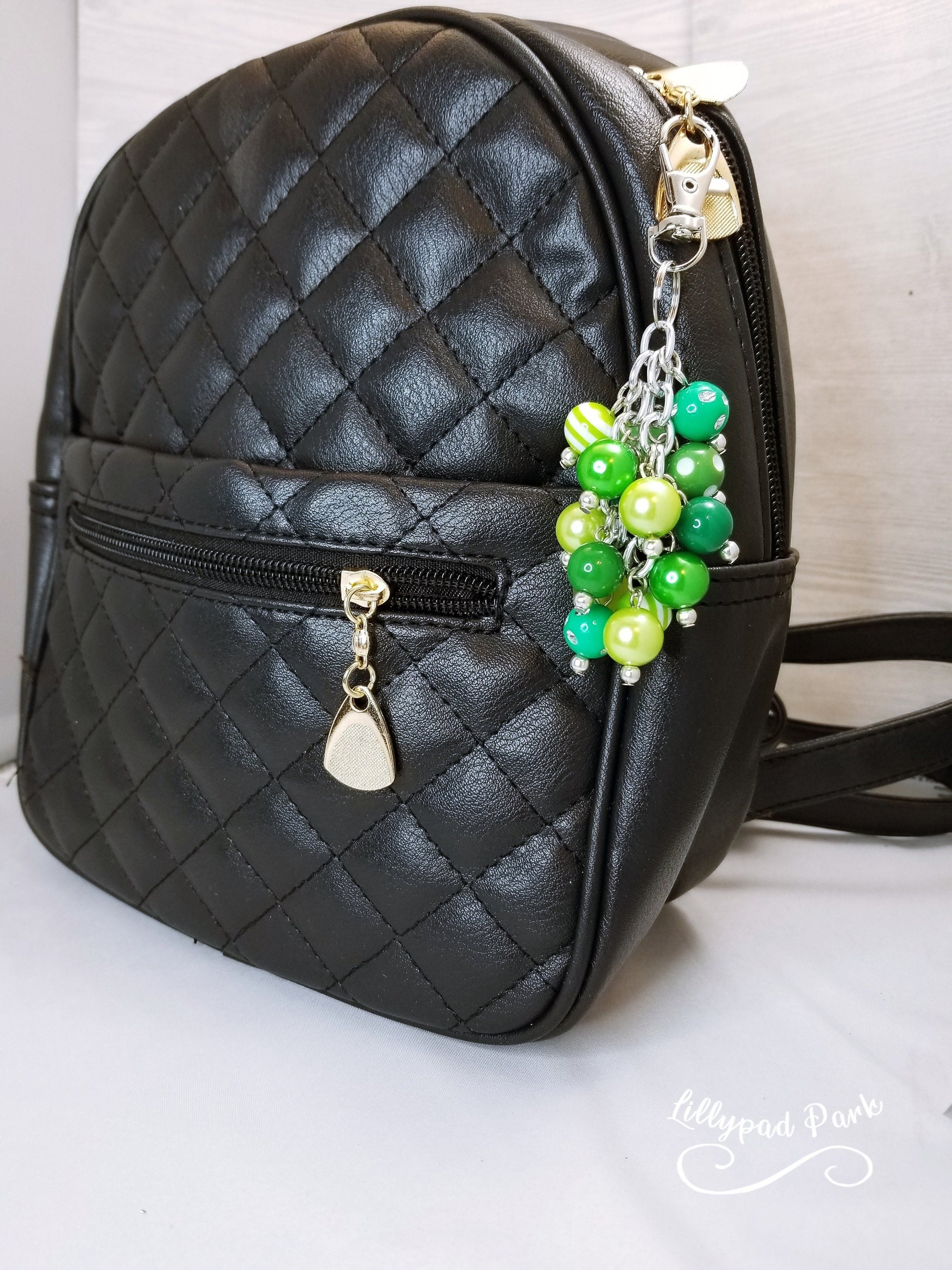 Emerald Green Mini Purse charm