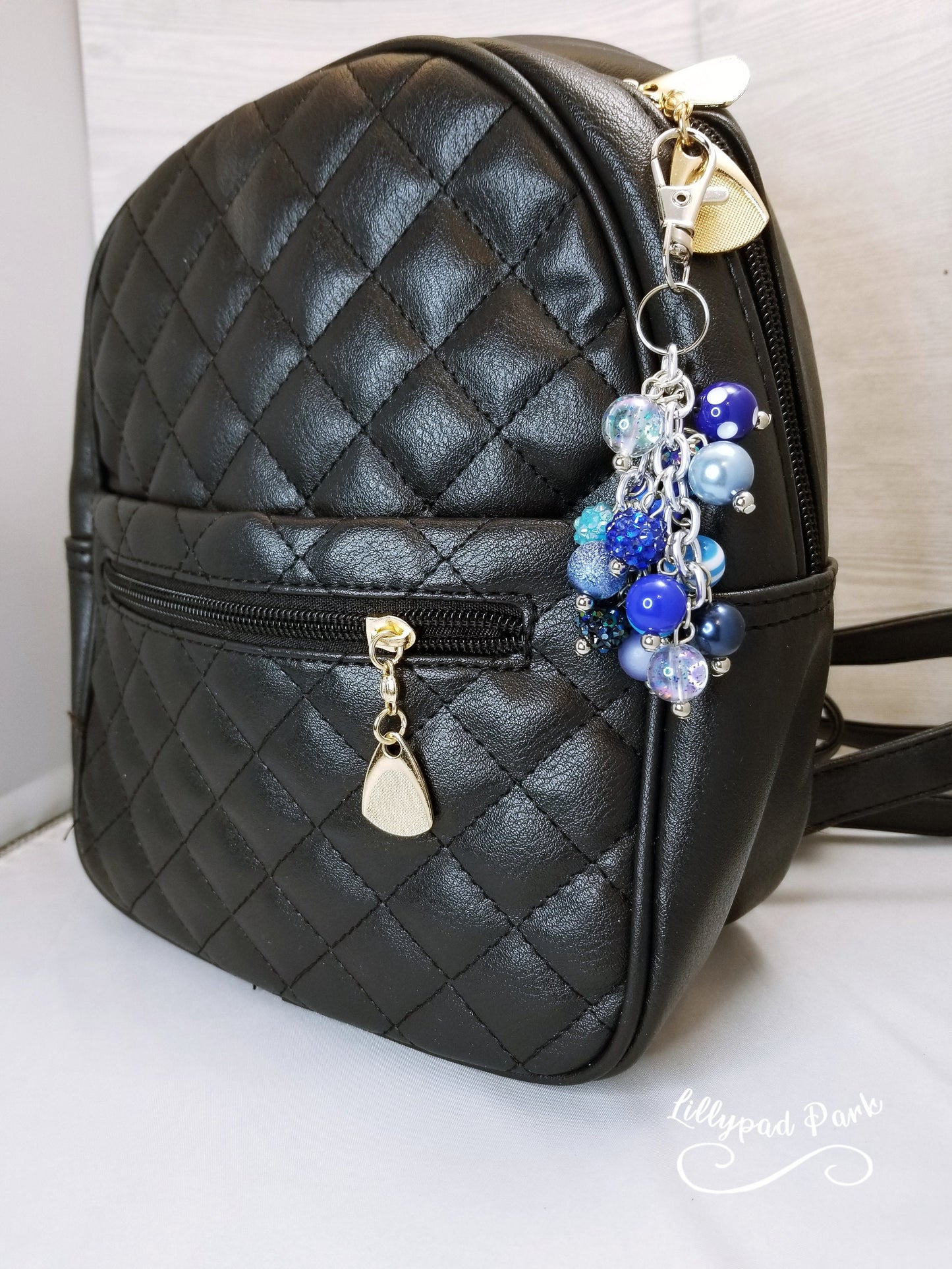Brilliant Blue Mini Purse charm