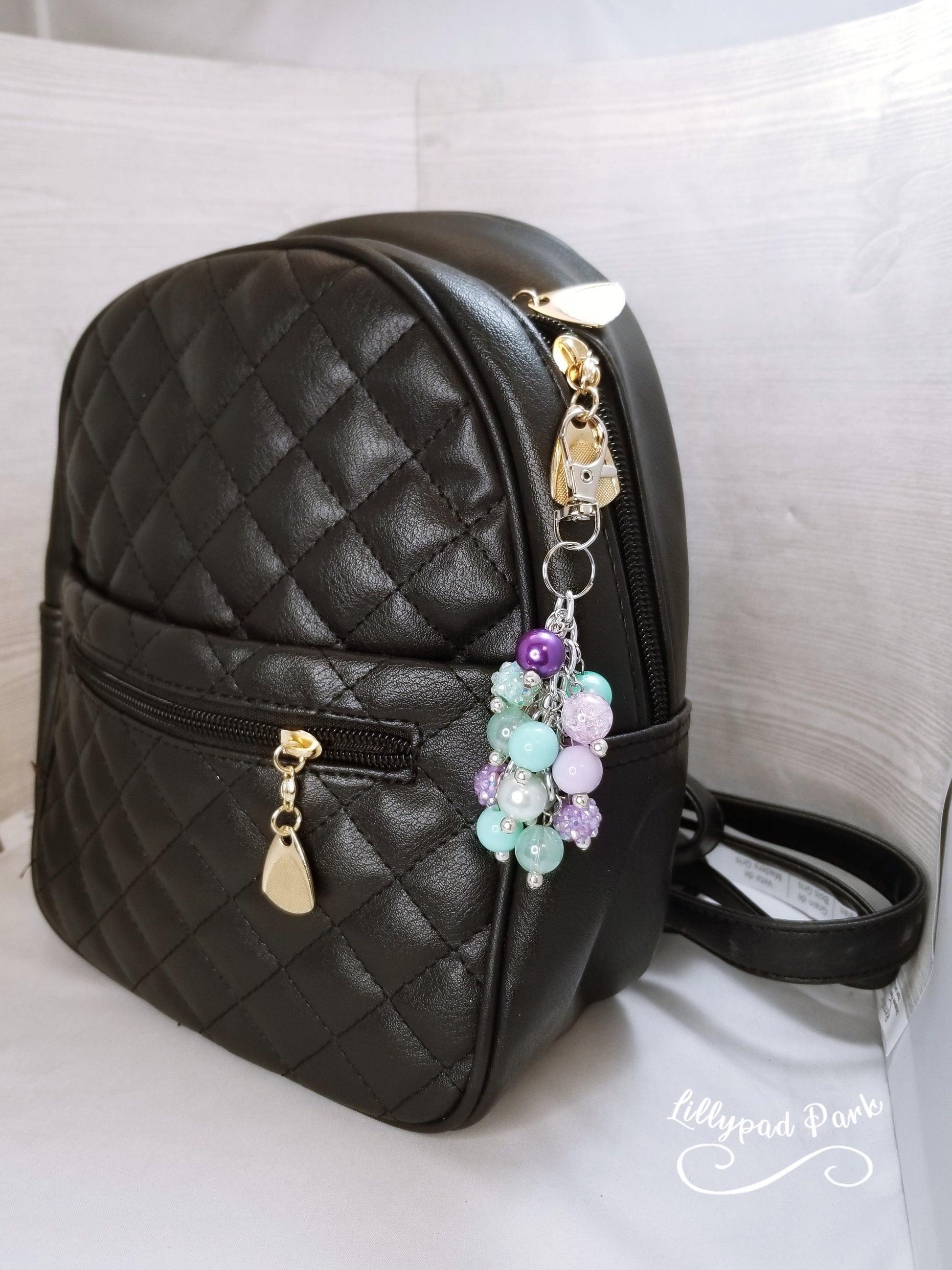 Mermaid Purse Charm, Purple