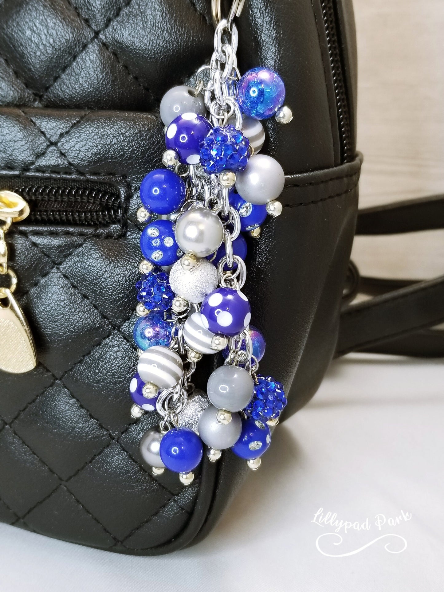Blue Moonlight Purse Charm