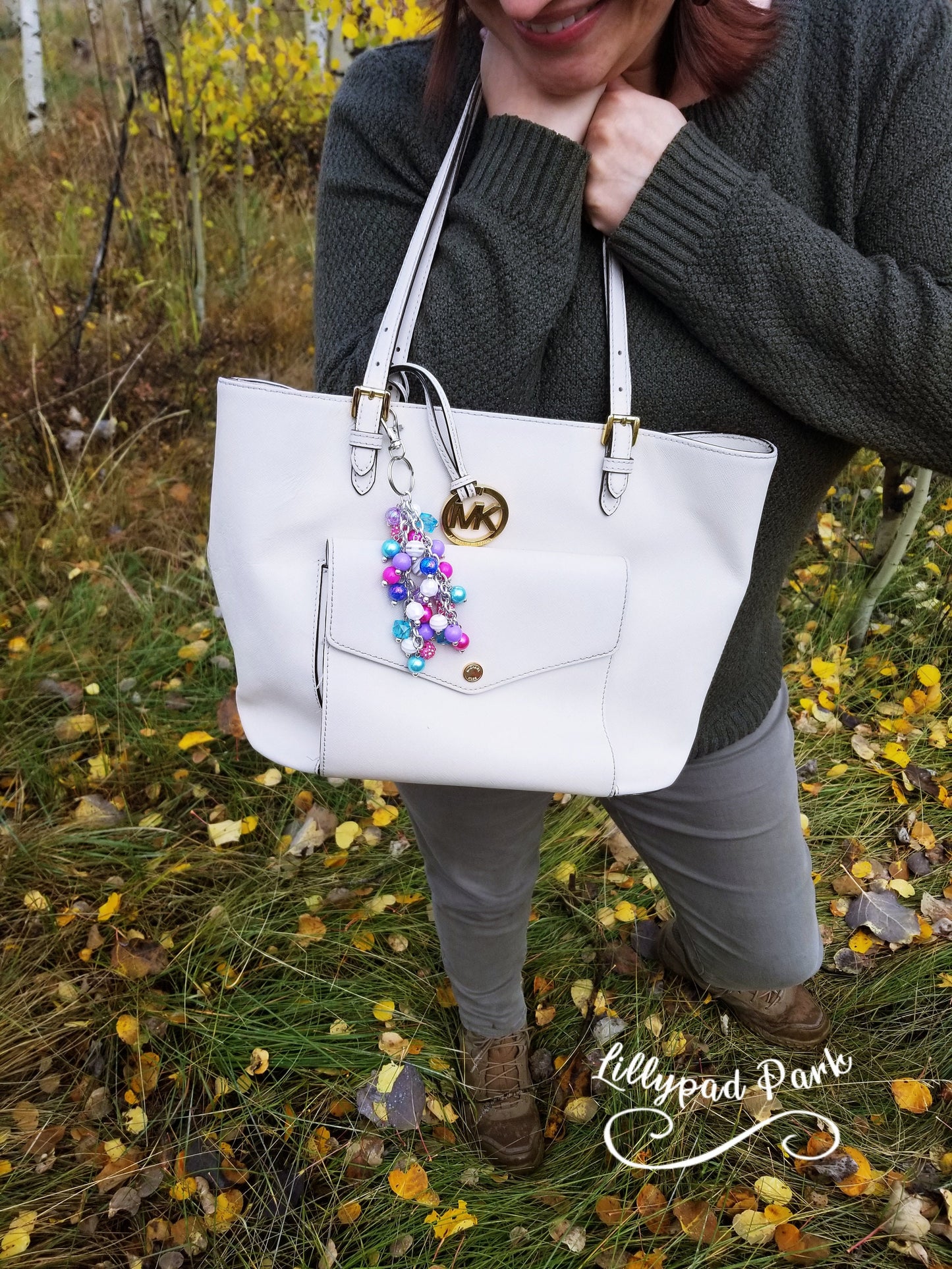 Blue Moonlight Purse Charm