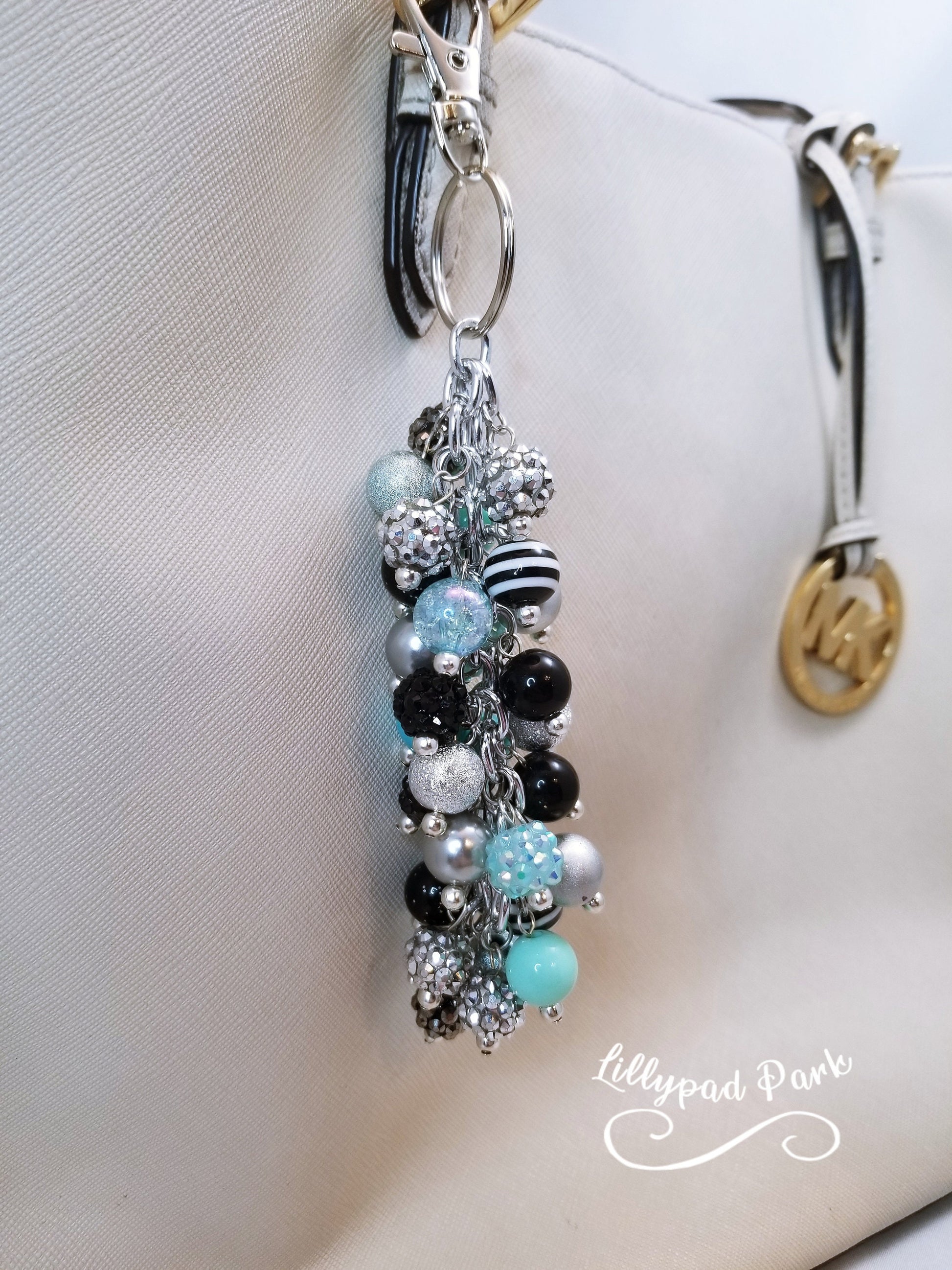 Midnight Teal Purse charm