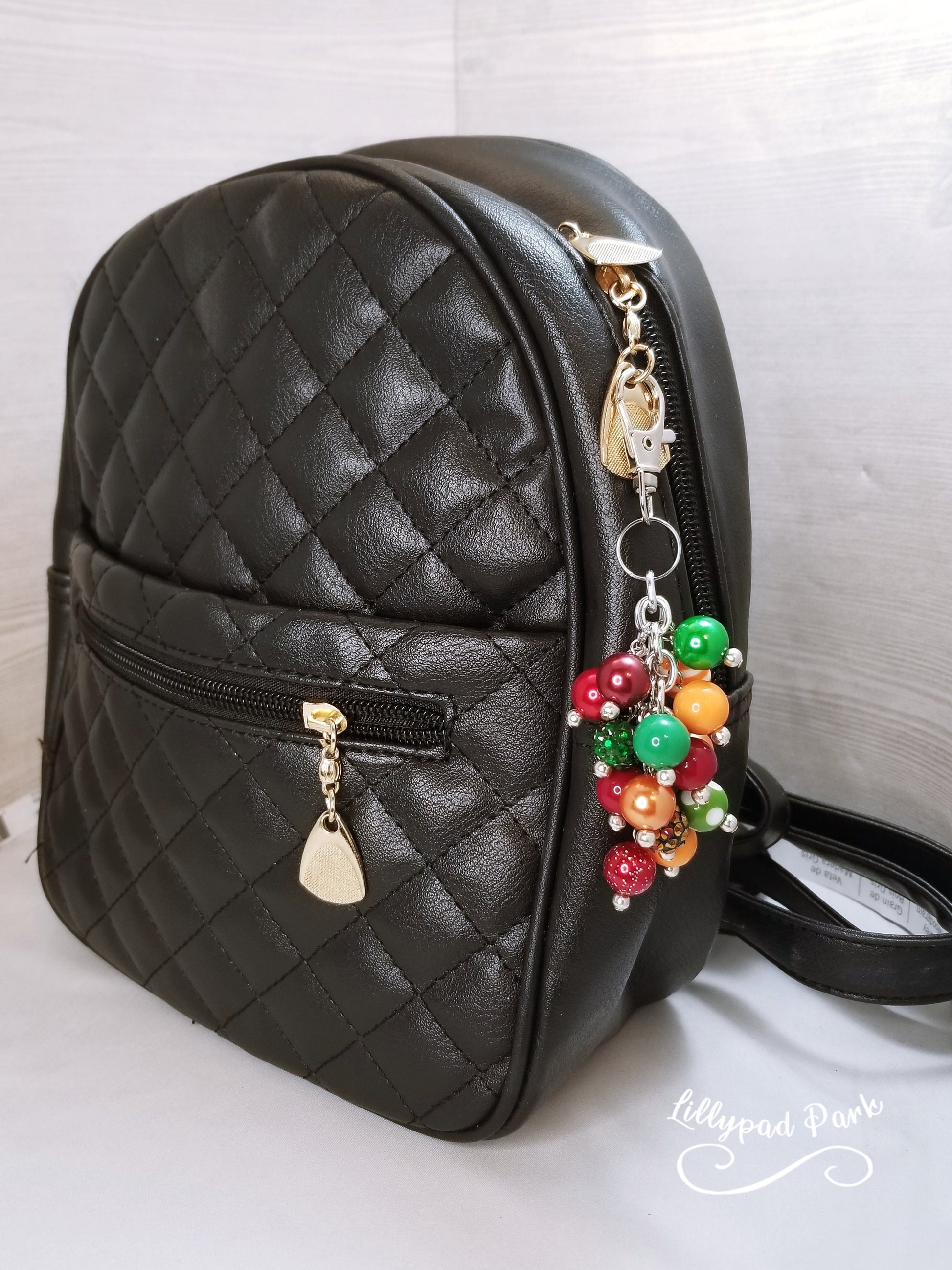 Happy Fall Mini Purse Charm