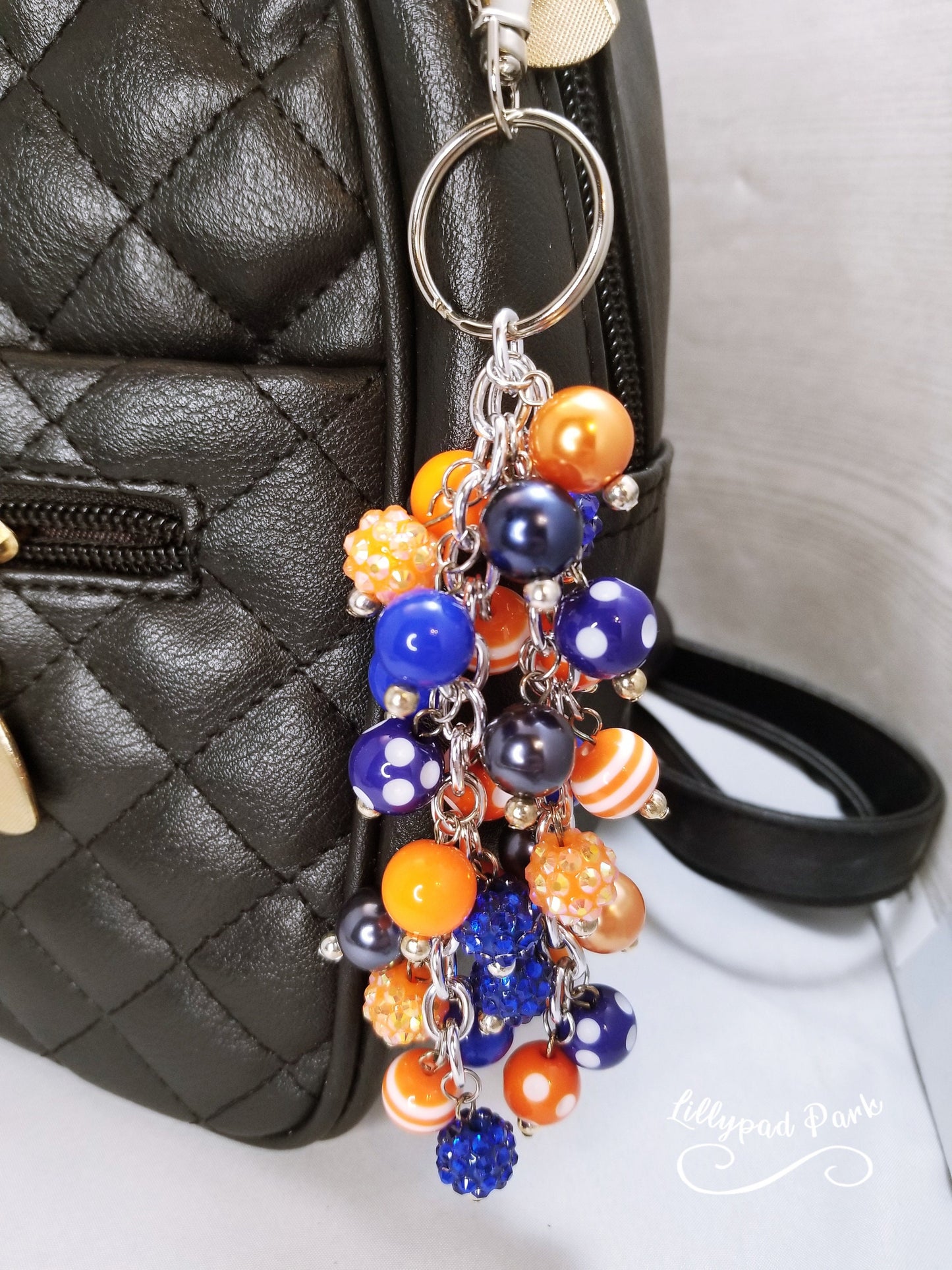 Sapphire Sunset Purse Charm