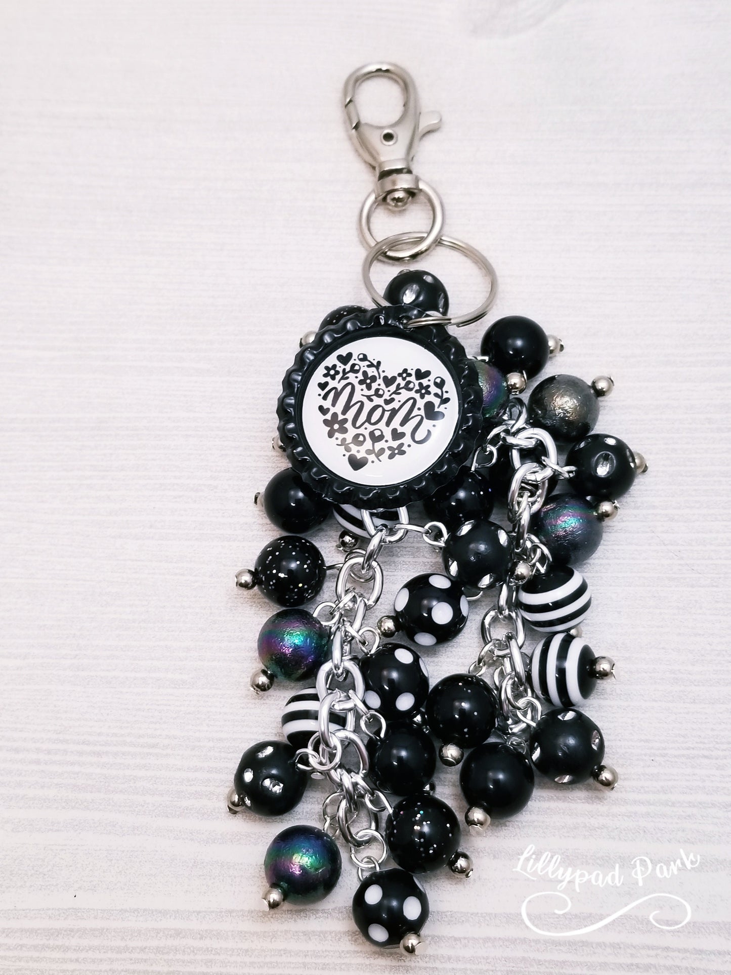 Mothers Day Purse Charm, Bag charm