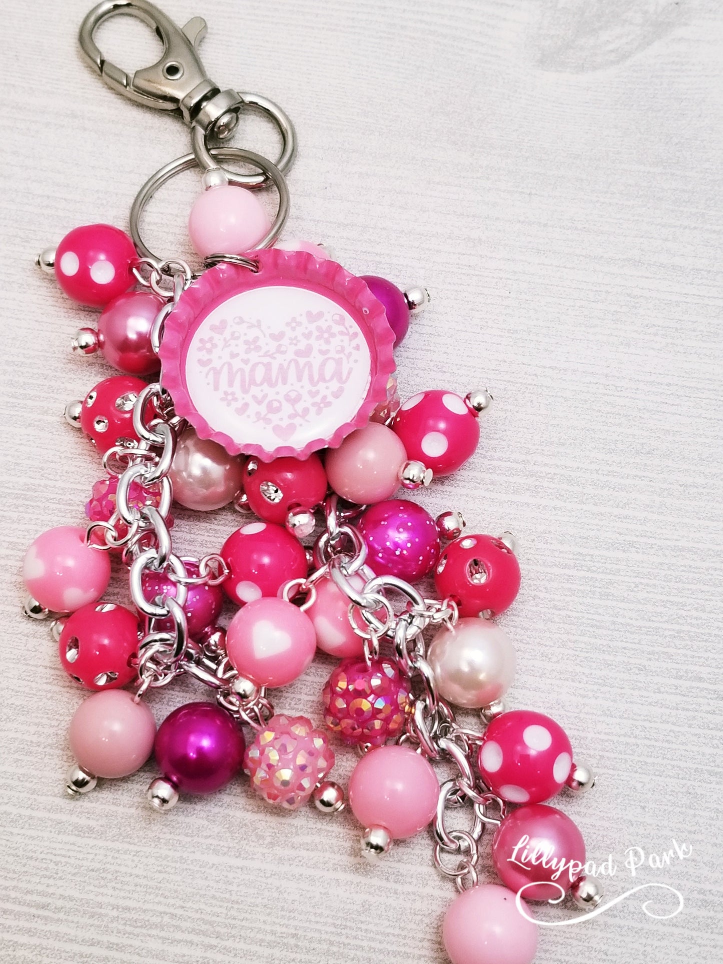 Mothers Day Purse Charm, Bag charm