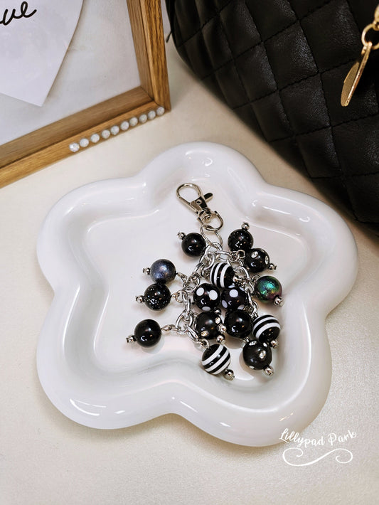 Black Obsidian Mini Purse Charm