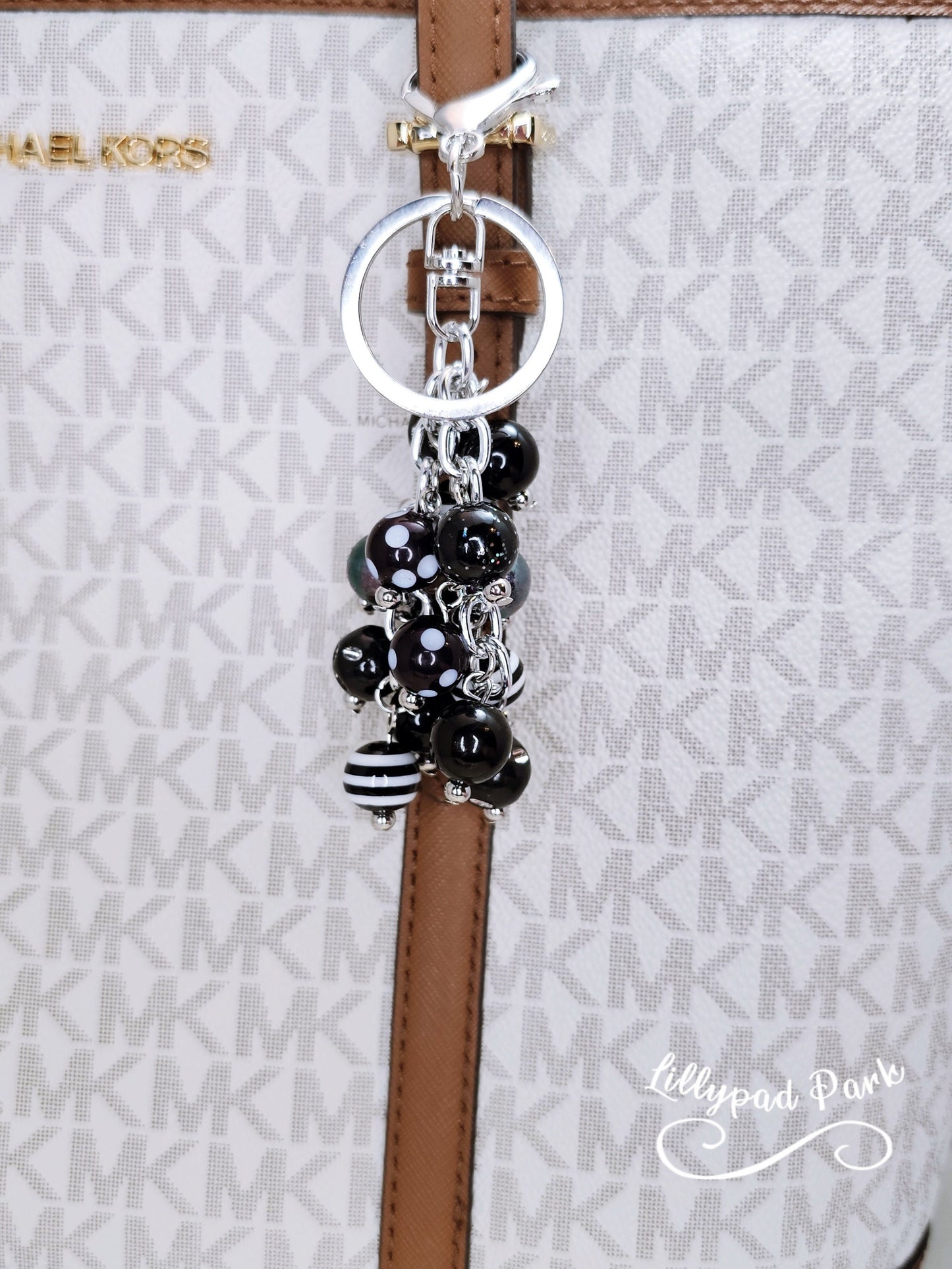Black Obsidian Mini Purse Charm