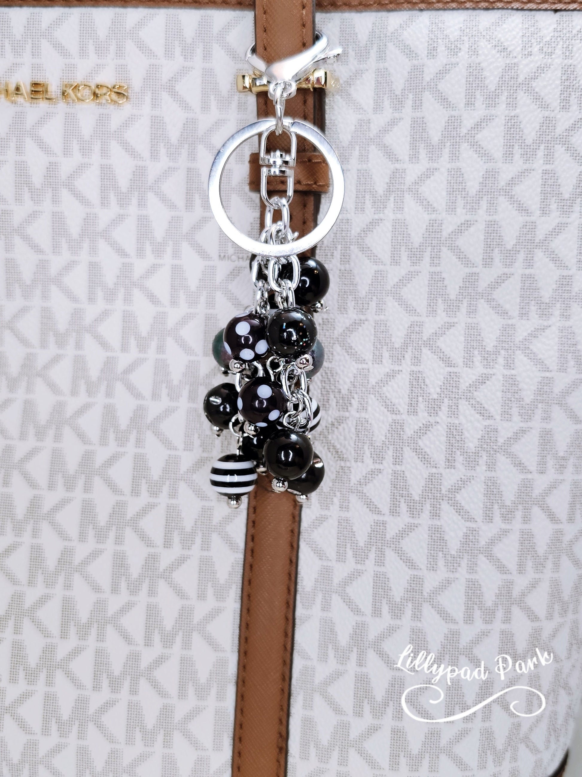 Black Obsidian Mini Purse Charm