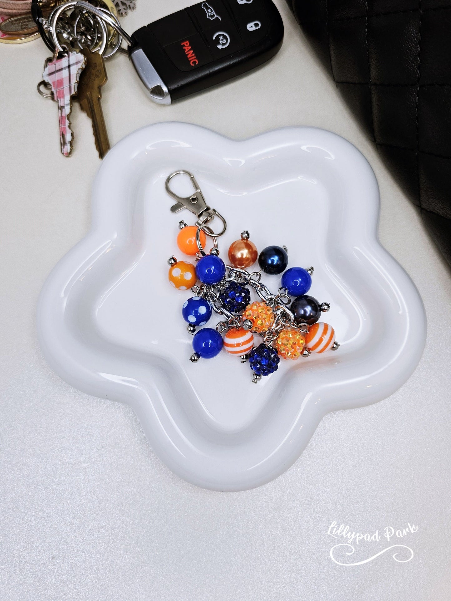 Sapphire Sunset Mini Purse Charm