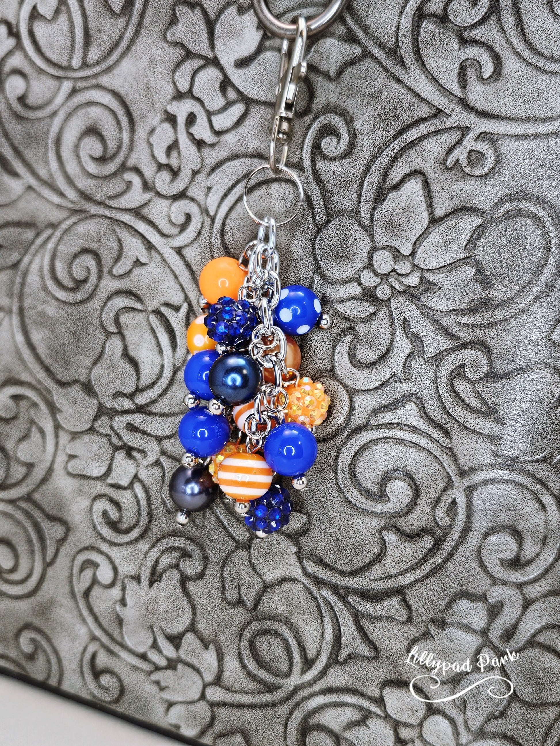 Sapphire Sunset Mini Purse Charm