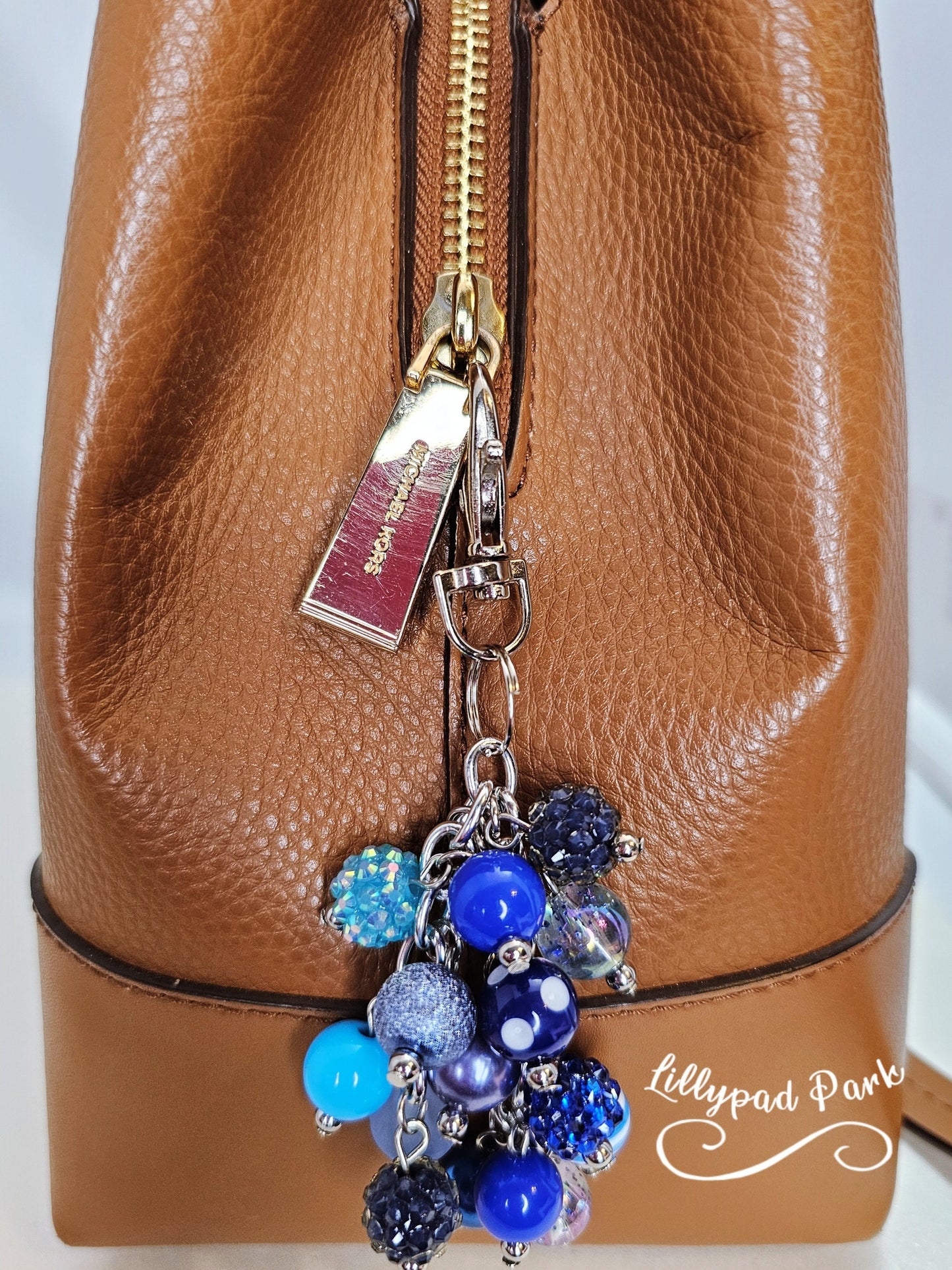 Brilliant Blue Mini Purse charm