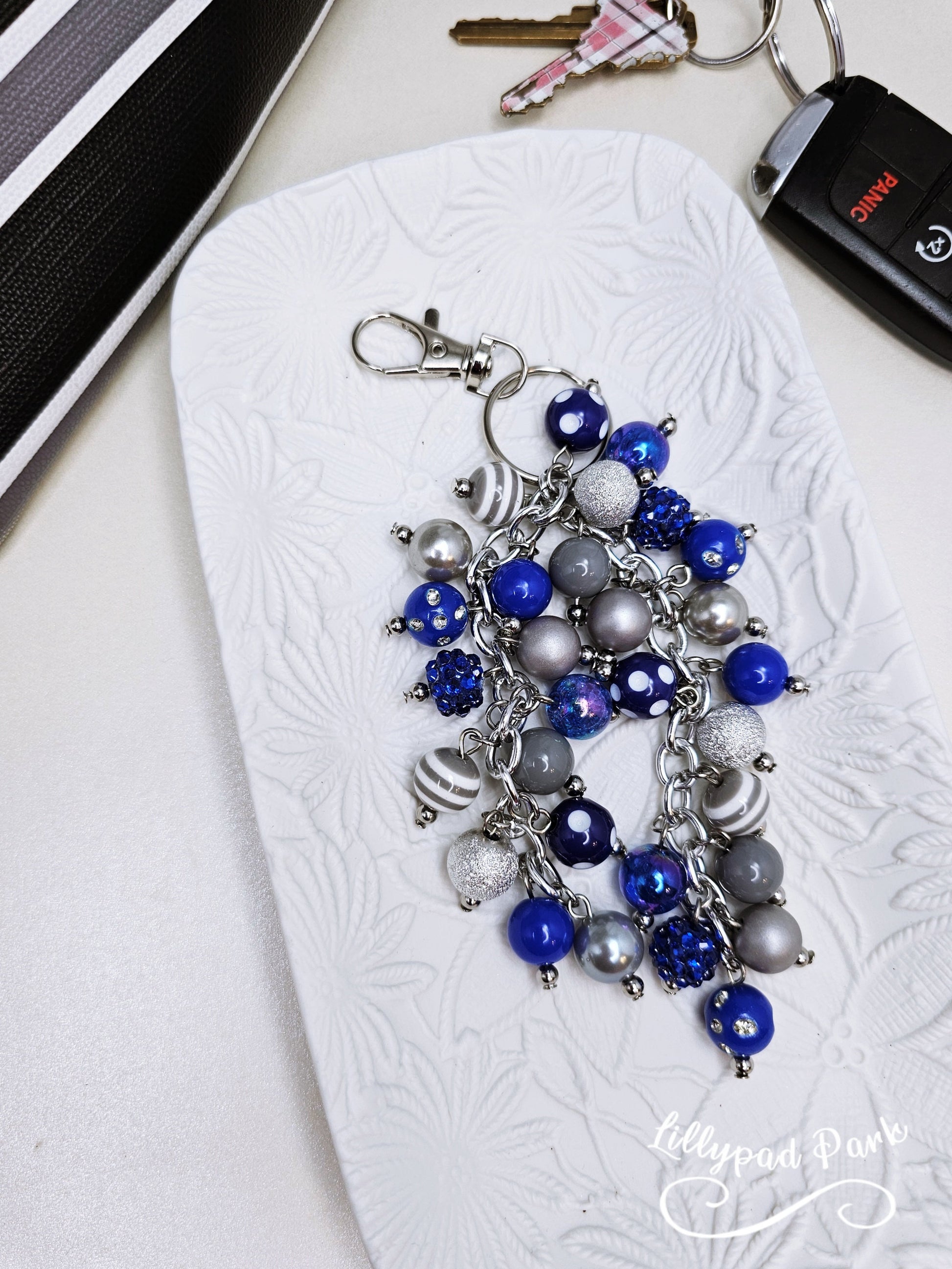 Blue Moonlight Purse Charm