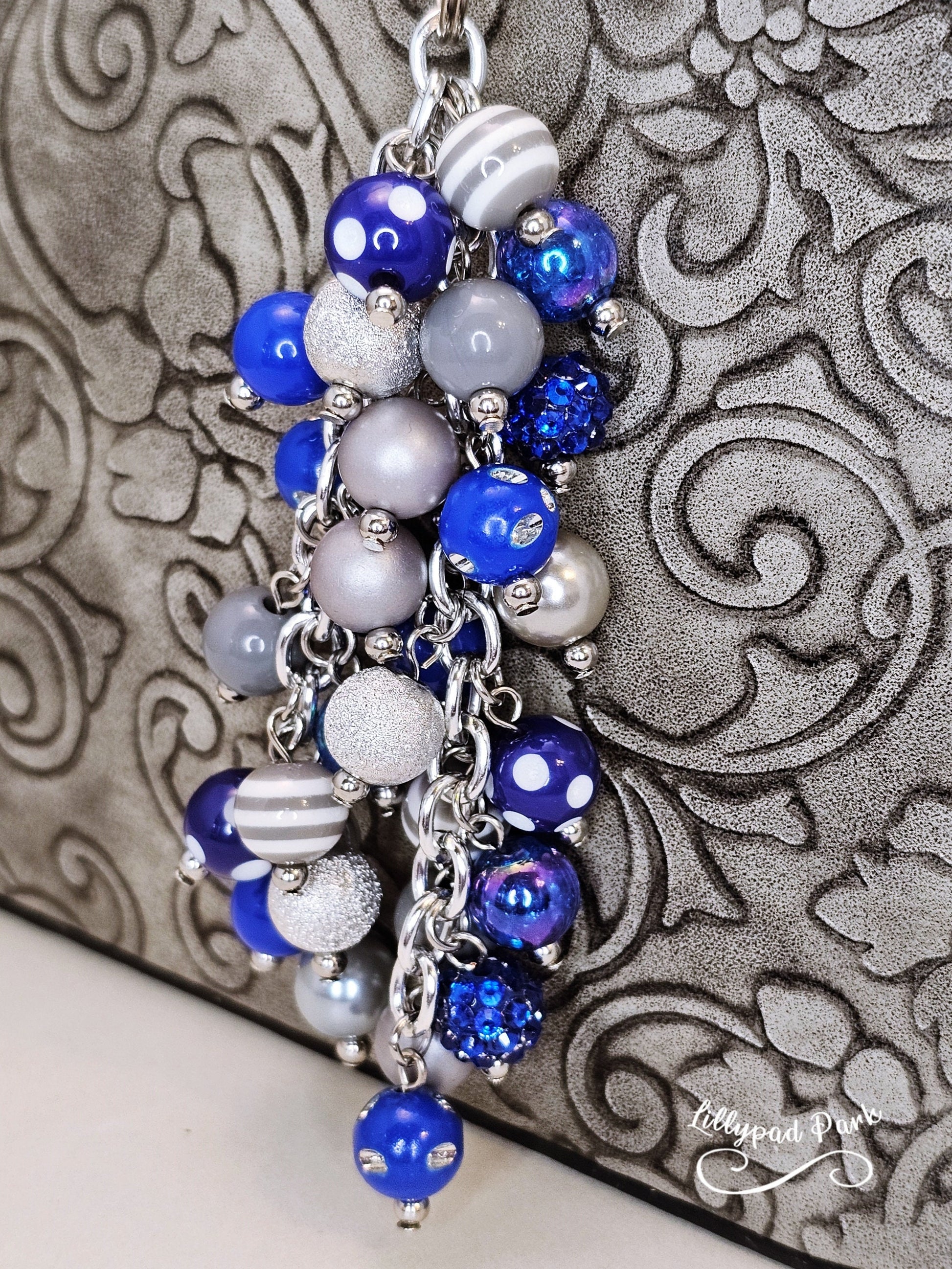 Blue Moonlight Purse Charm