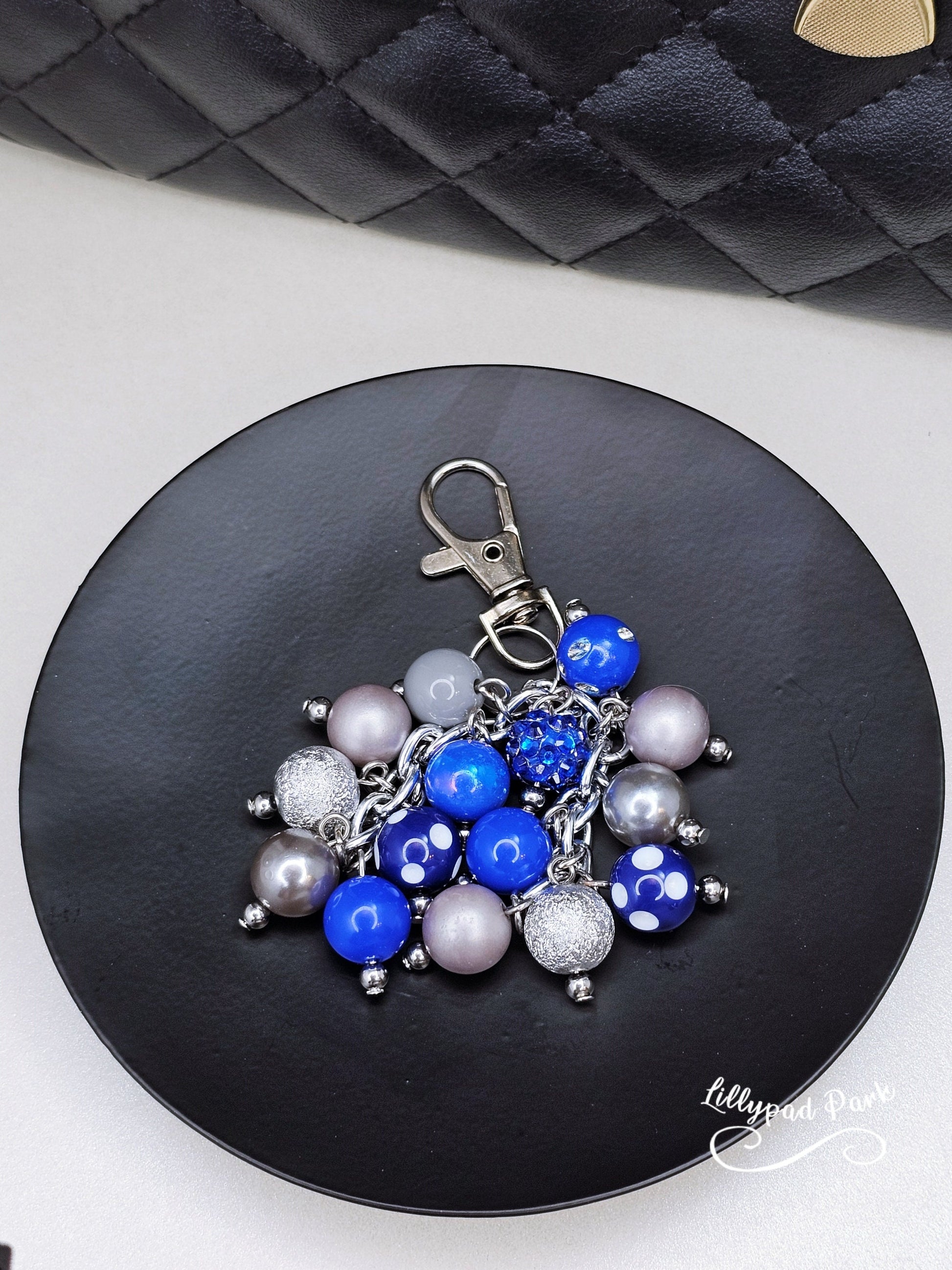 Blue Moonlight Mini Purse Charm