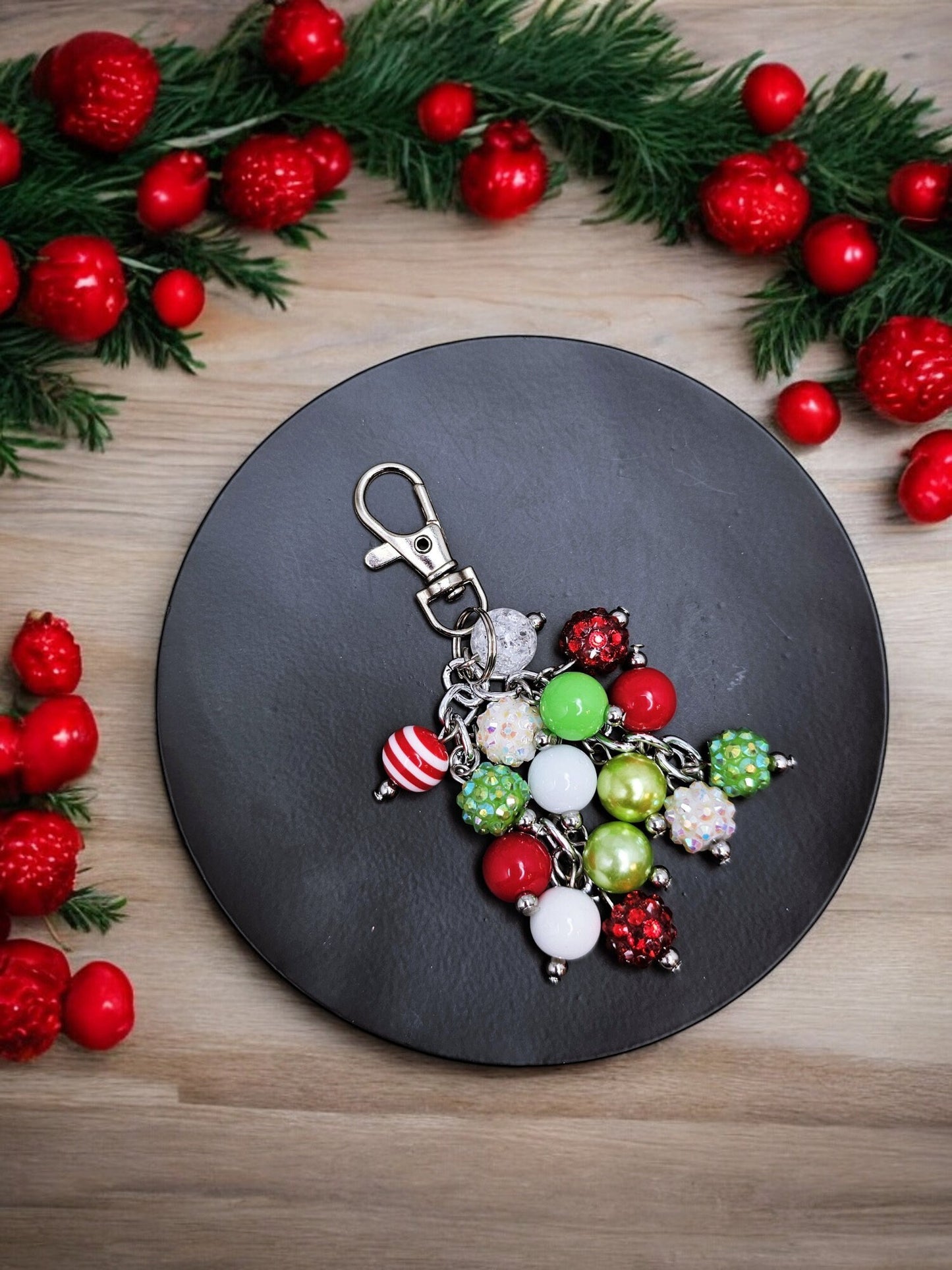 Holly Jolly Mini Purse charm