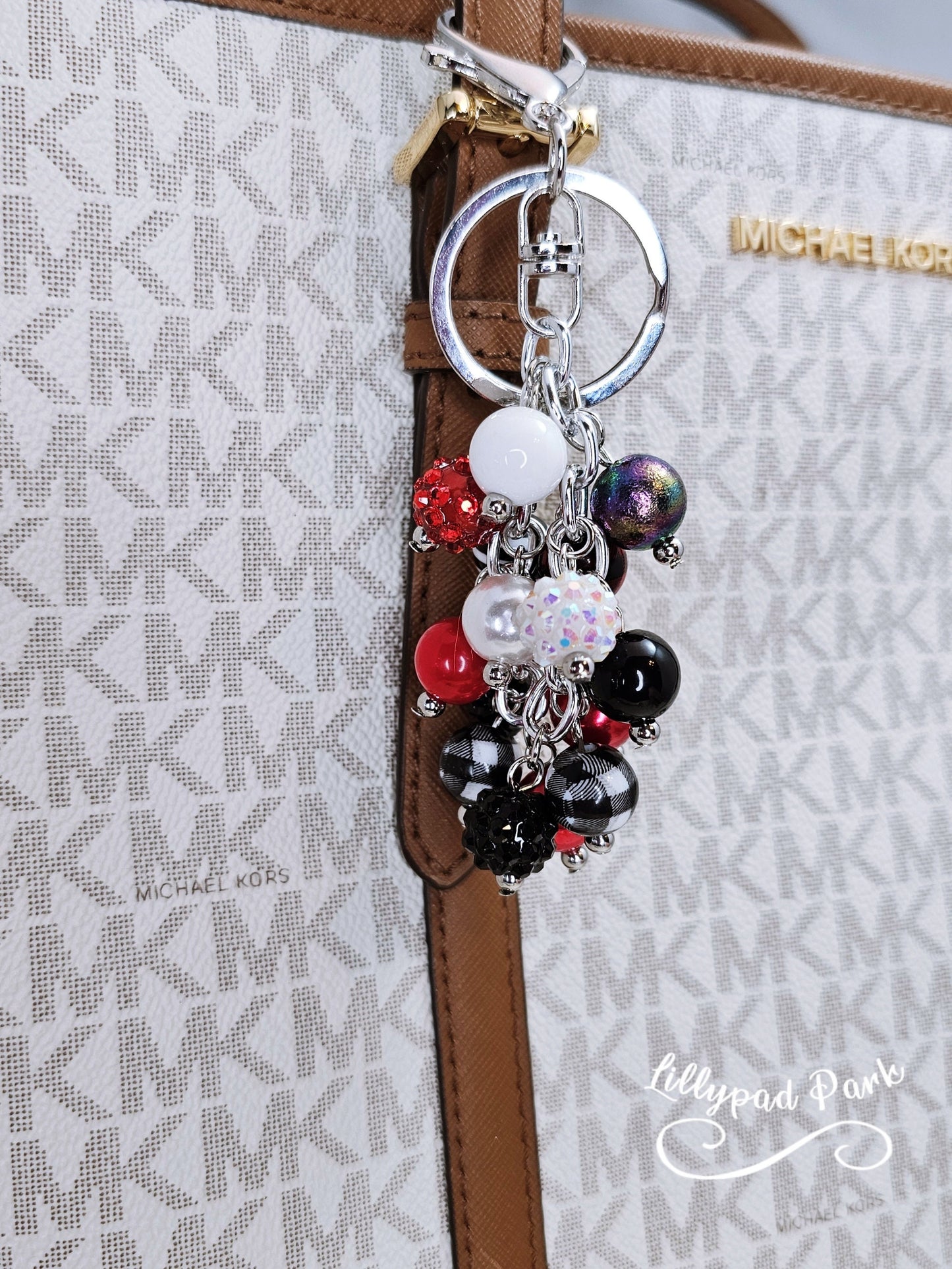 Buffalo Plaid Mini Purse Charm