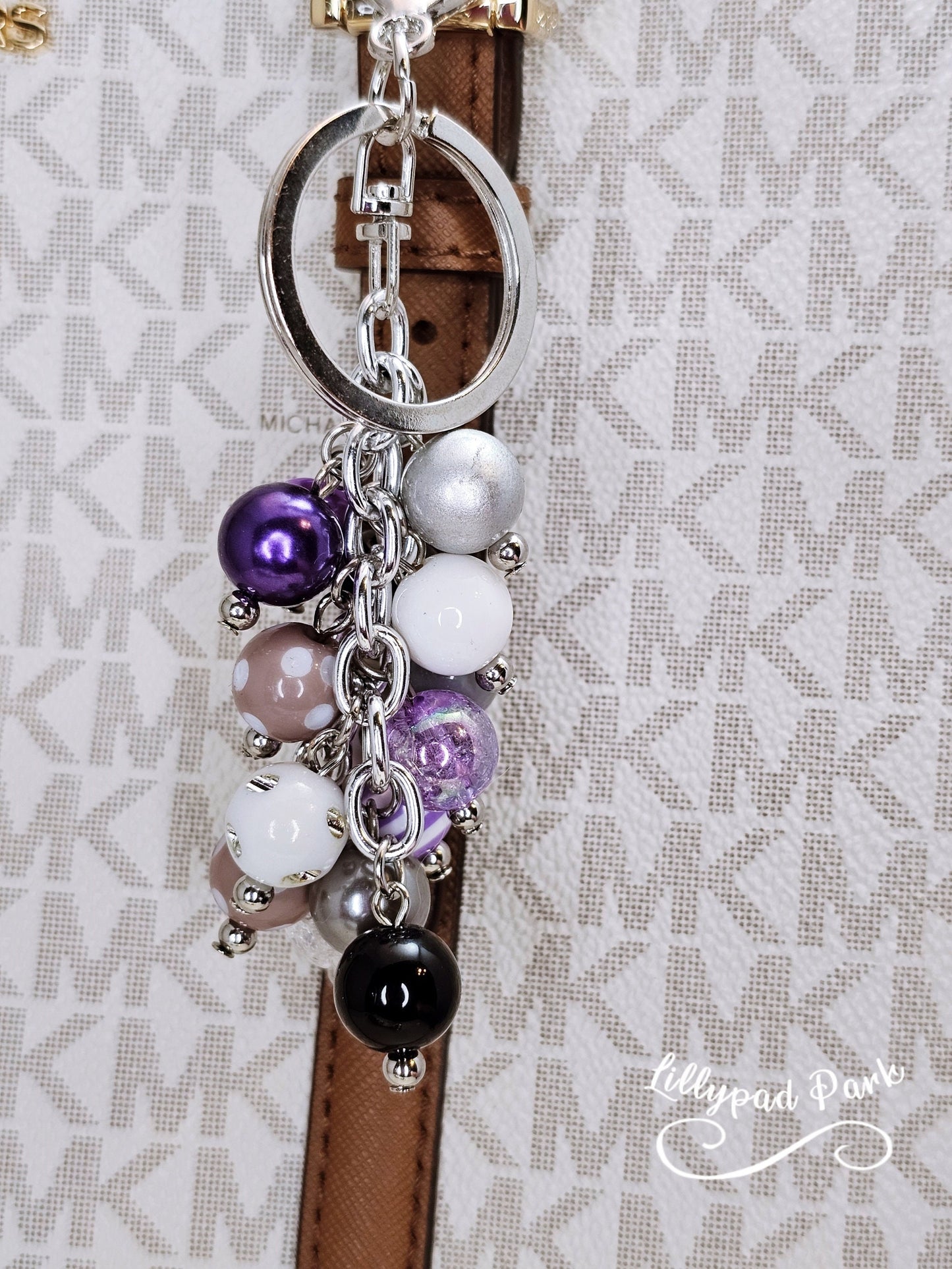 Purple Noir Mini Purse Charm