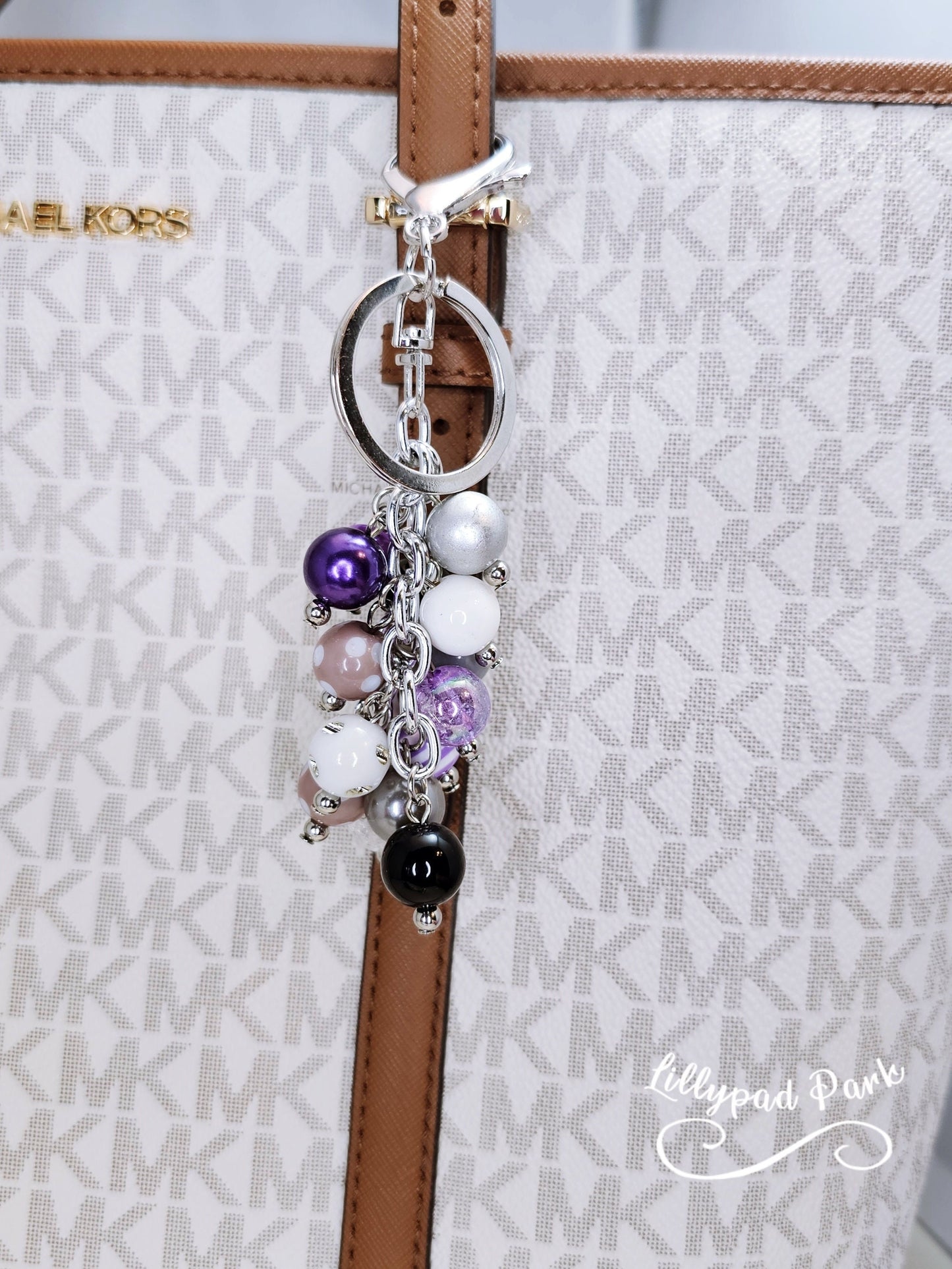 Purple Noir Mini Purse Charm