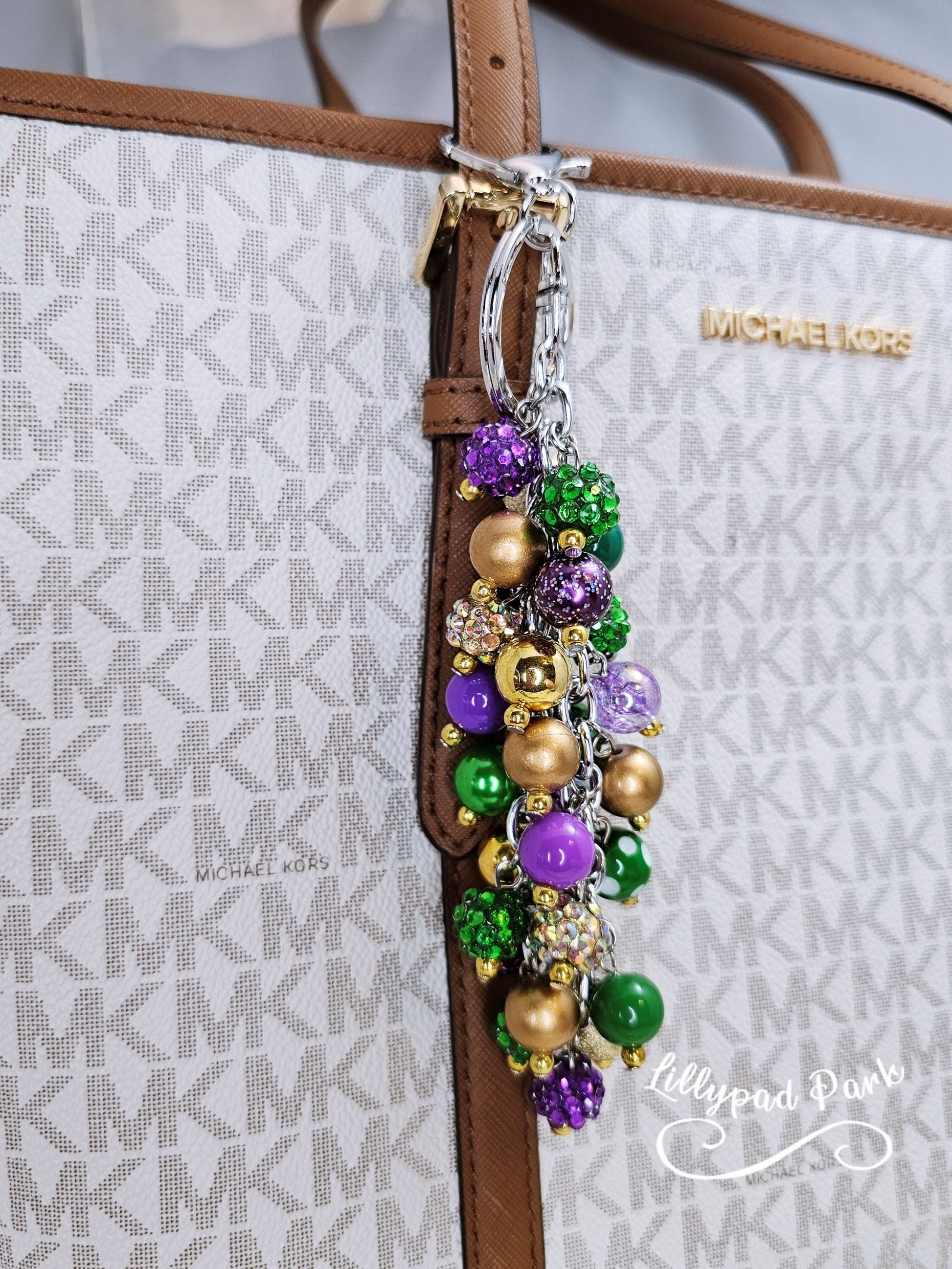 Mardi Gras Purse charm