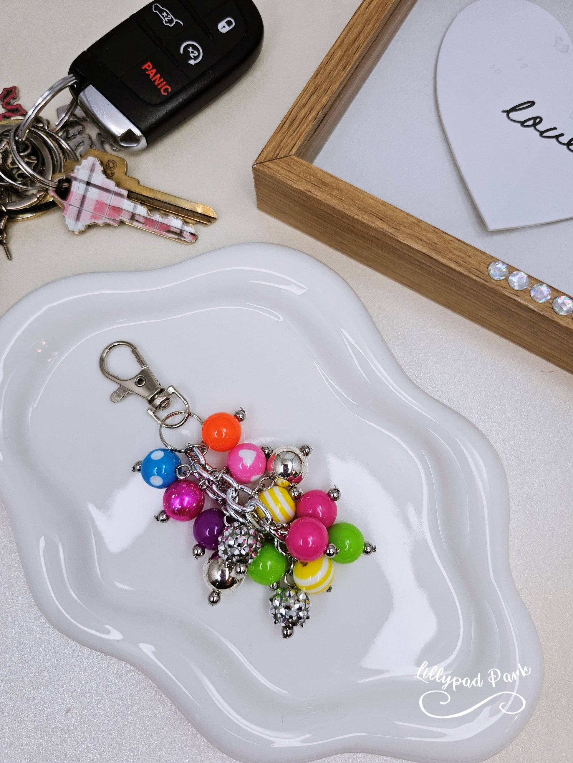 Bright Rainbow Mini Purse charm