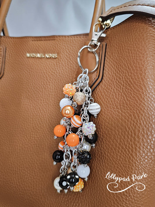 Tiger Stripe Purse charm