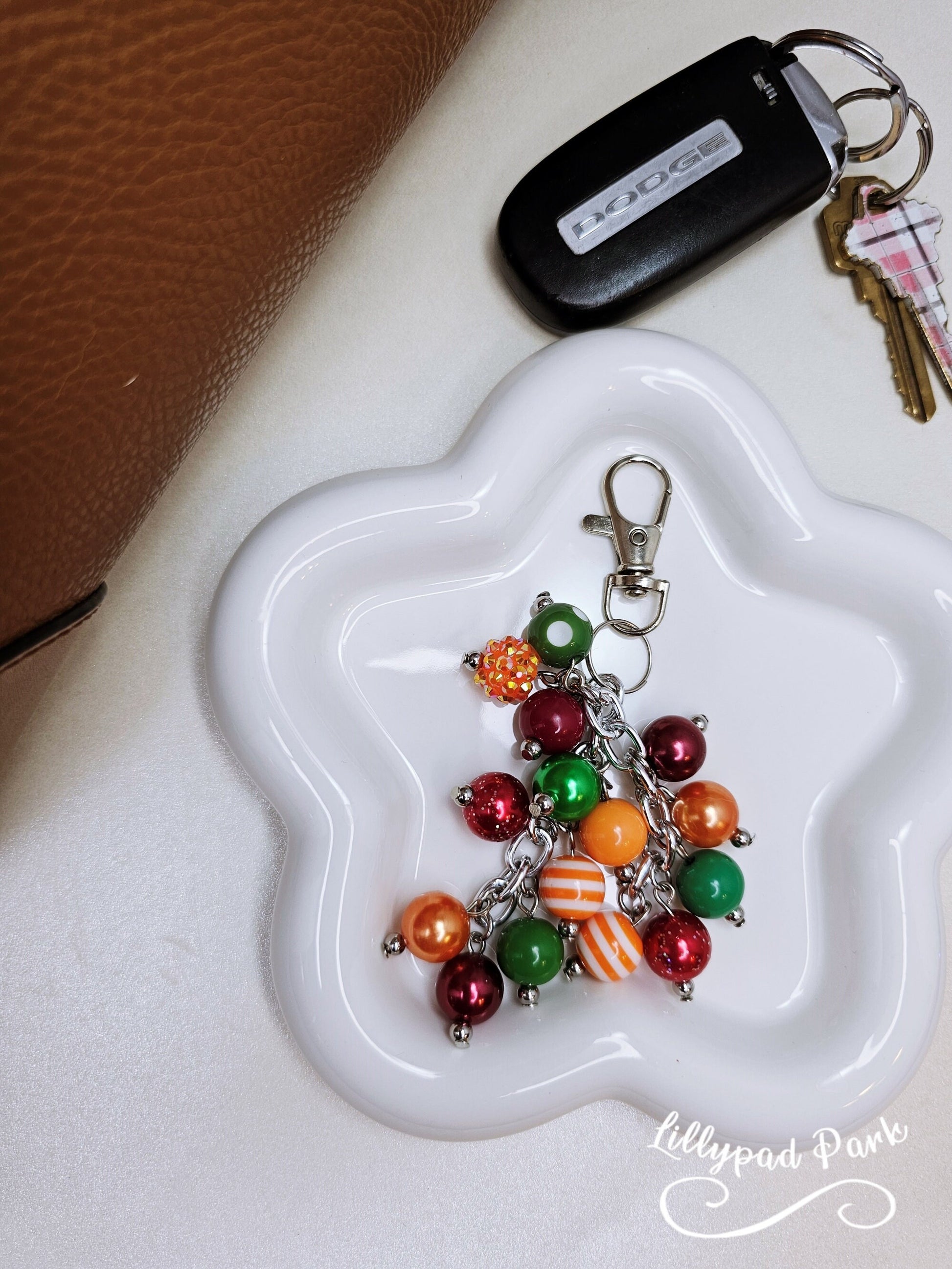 Happy Fall Mini Purse Charm