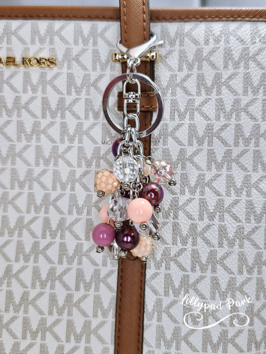 Peach Berry Mini Purse Charm