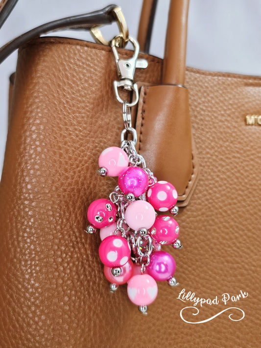Hot Pink Mini Purse charm