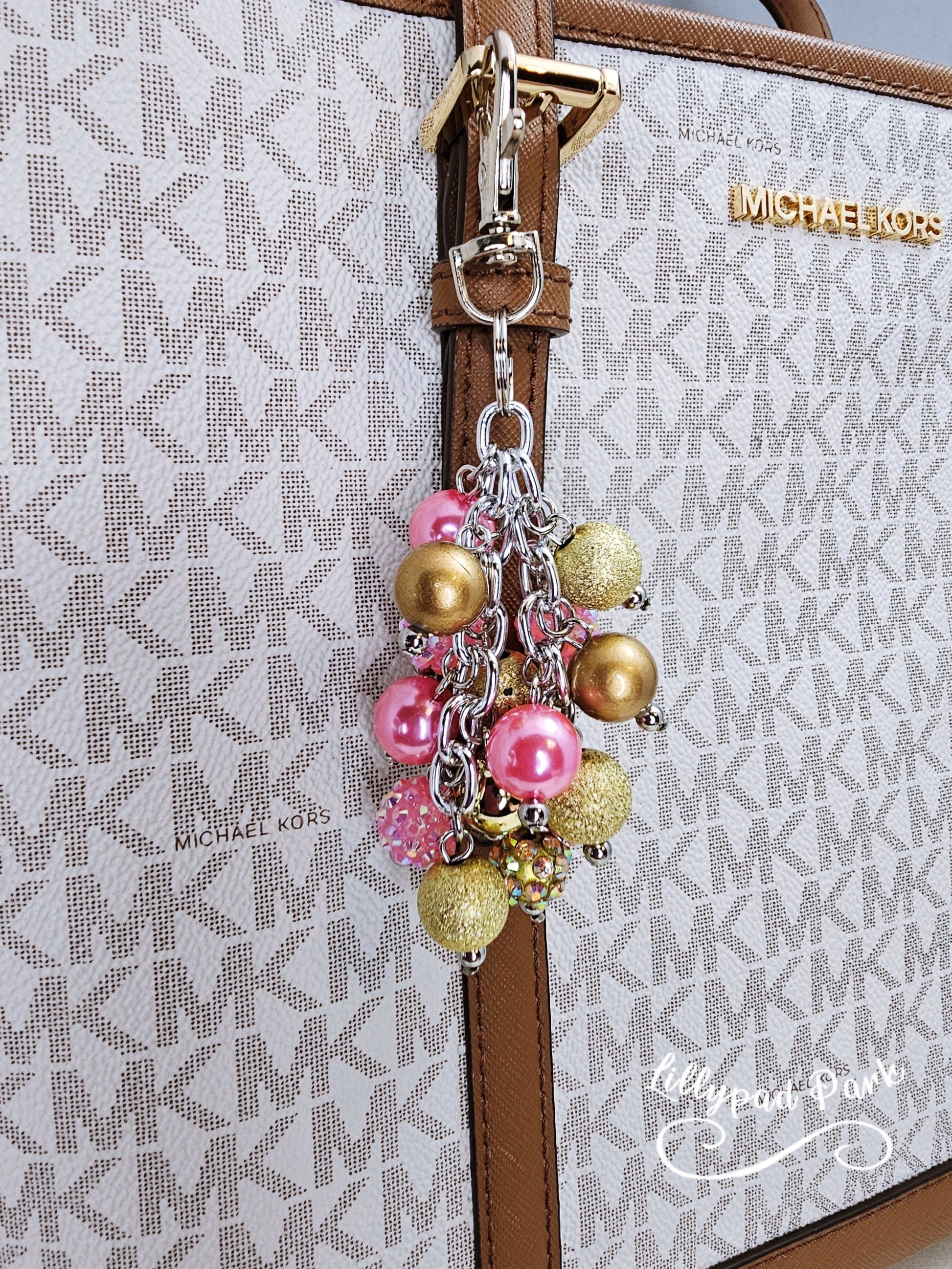 Pink Champagne Mini Purse charm