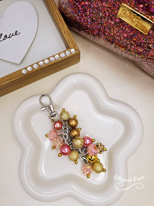 Pink Champagne Mini Purse charm