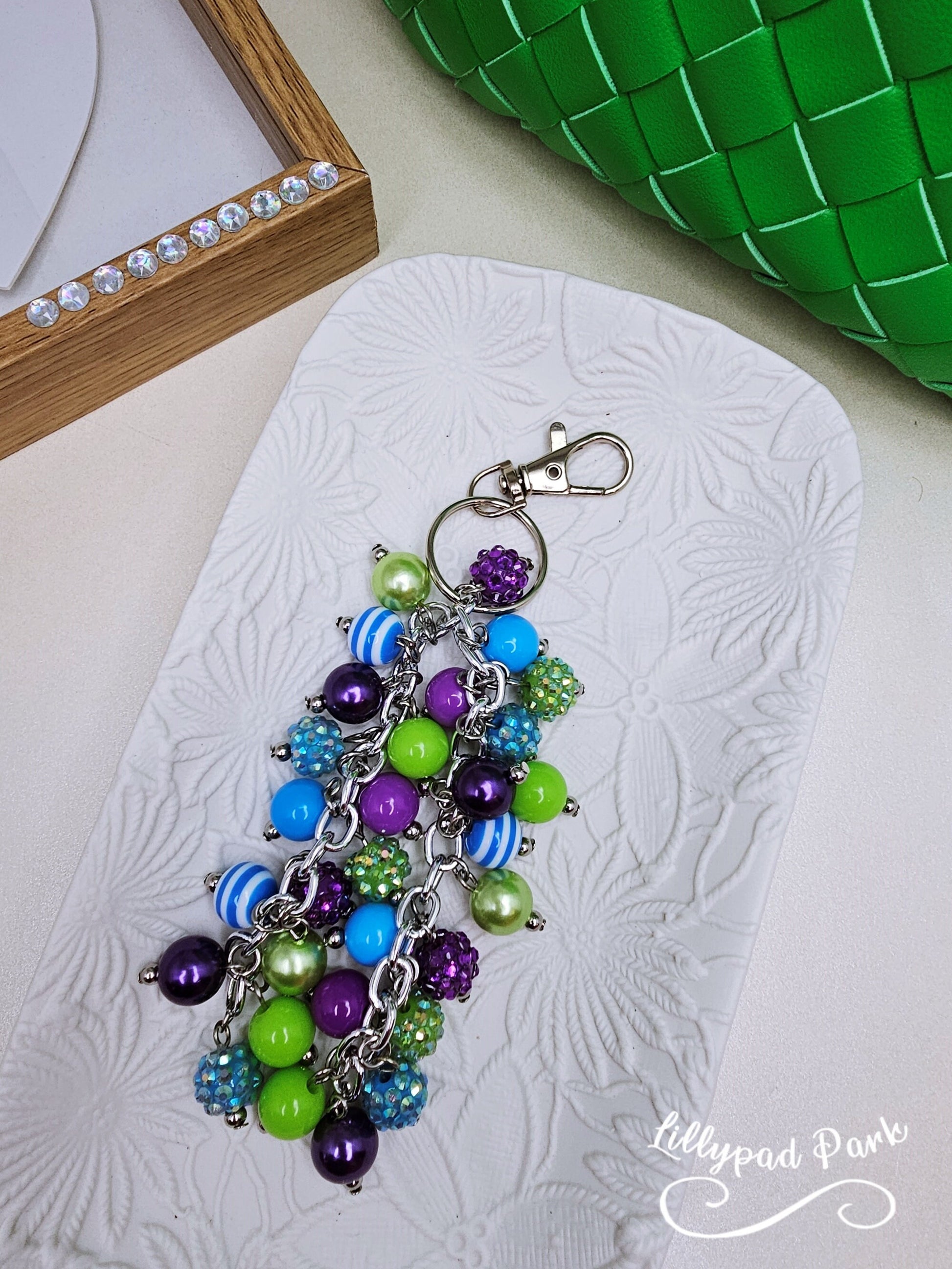 Northern Lights Purse Charm