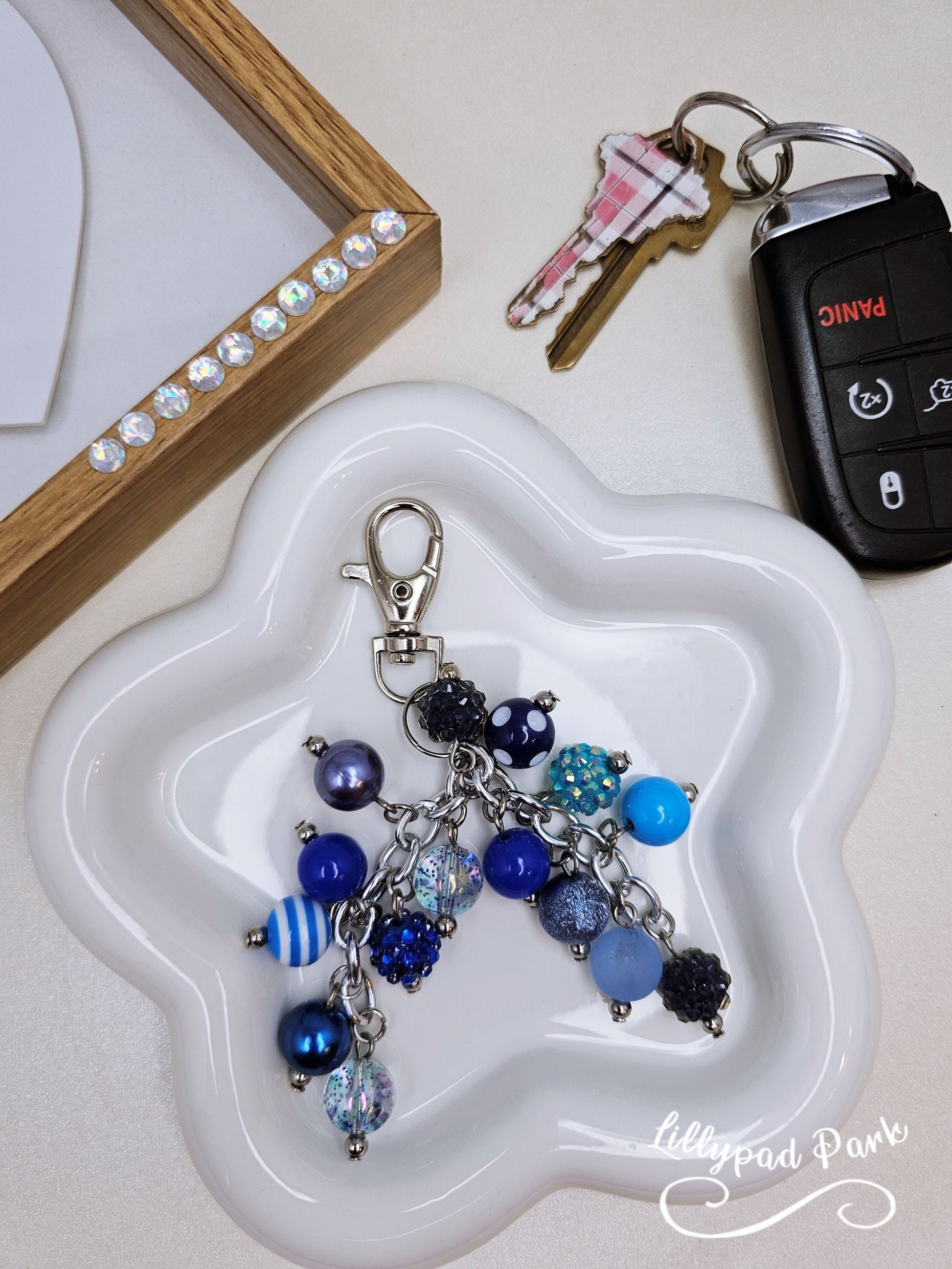 Brilliant Blue Mini Purse charm